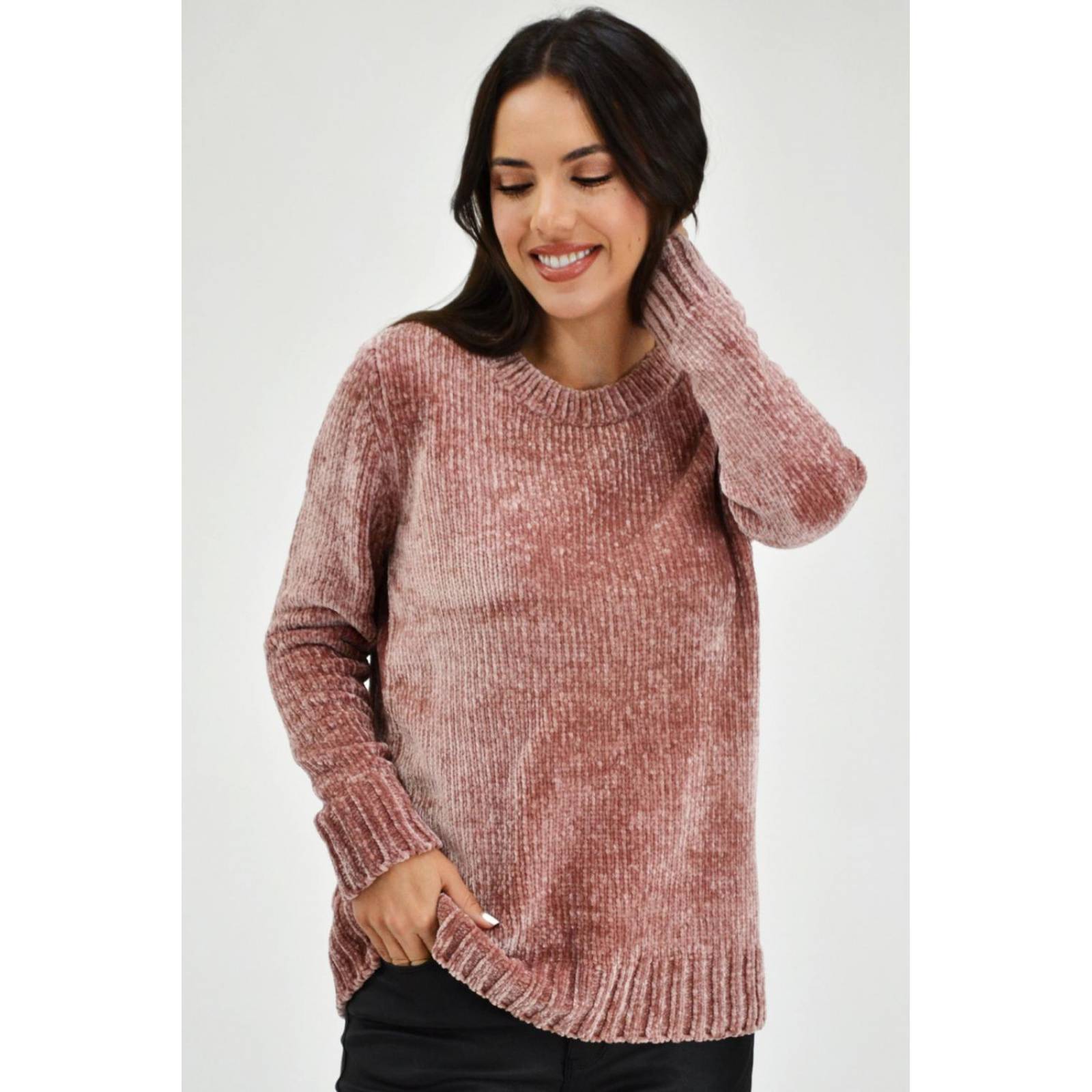 Sueter tejido Roman Fashion /Juvenil, 108 (Palo de rosa) 