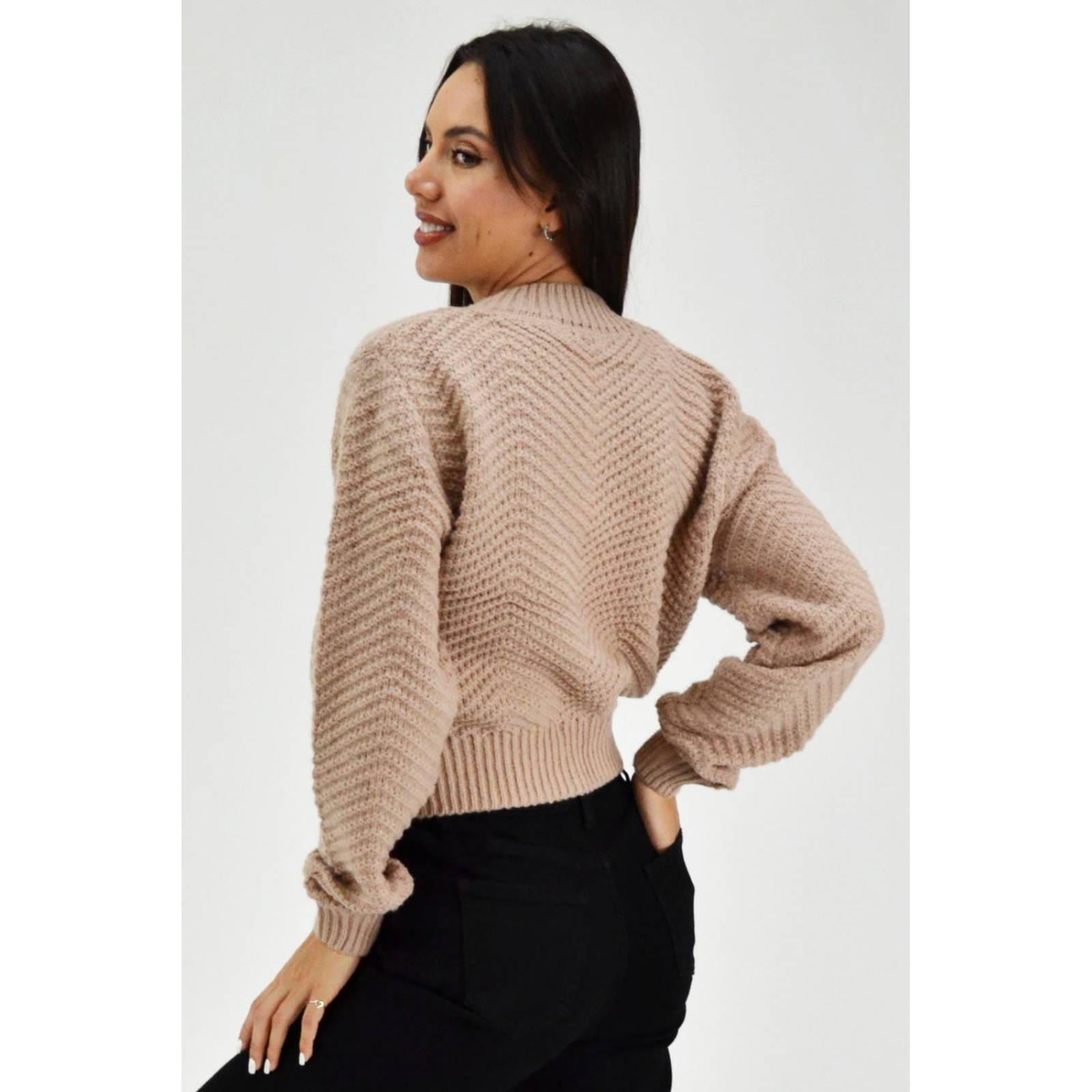 Sueter tejido de punto Roman Fashion /Juvenil, 6906 (Beige) 