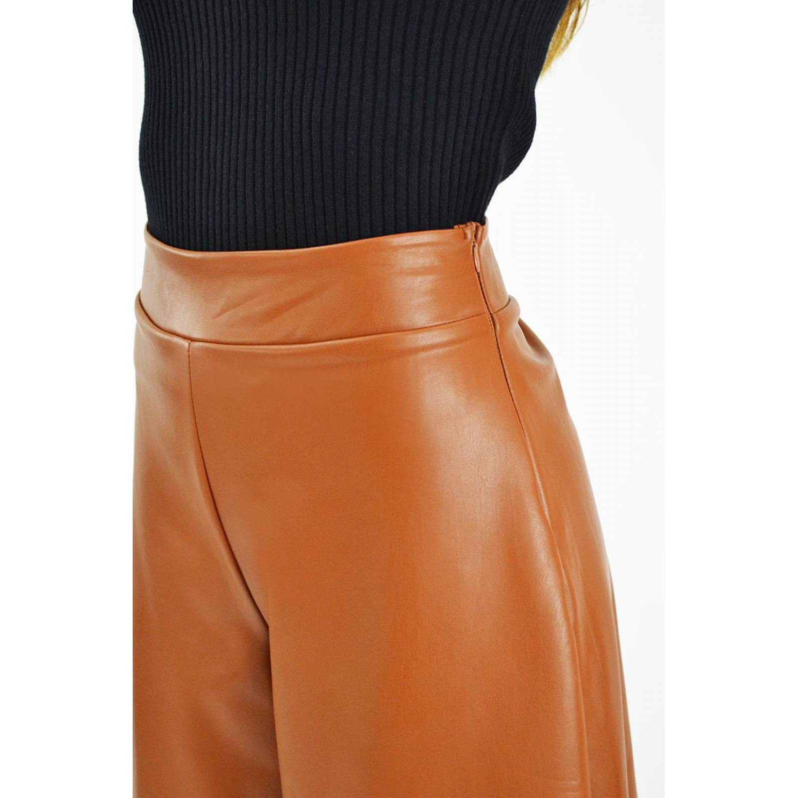 Pantalón culotte vinipiel Roman Fashion /Juvenil, 2551 (Cafe) 