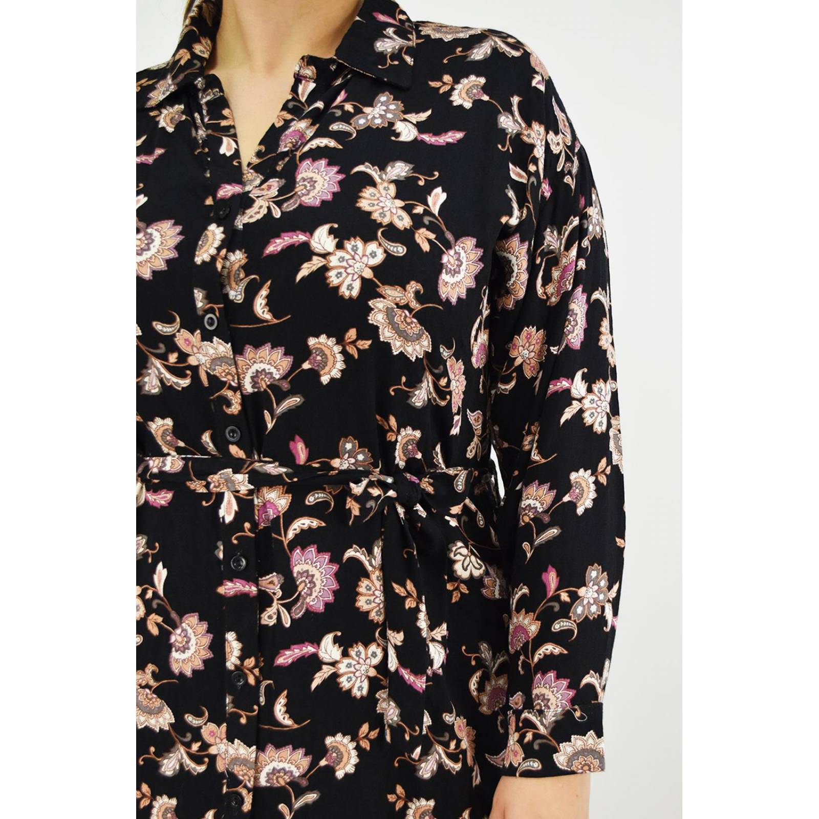 Vestido tribal Roman Fashion /Tallas Extras, 2253 (Negro)