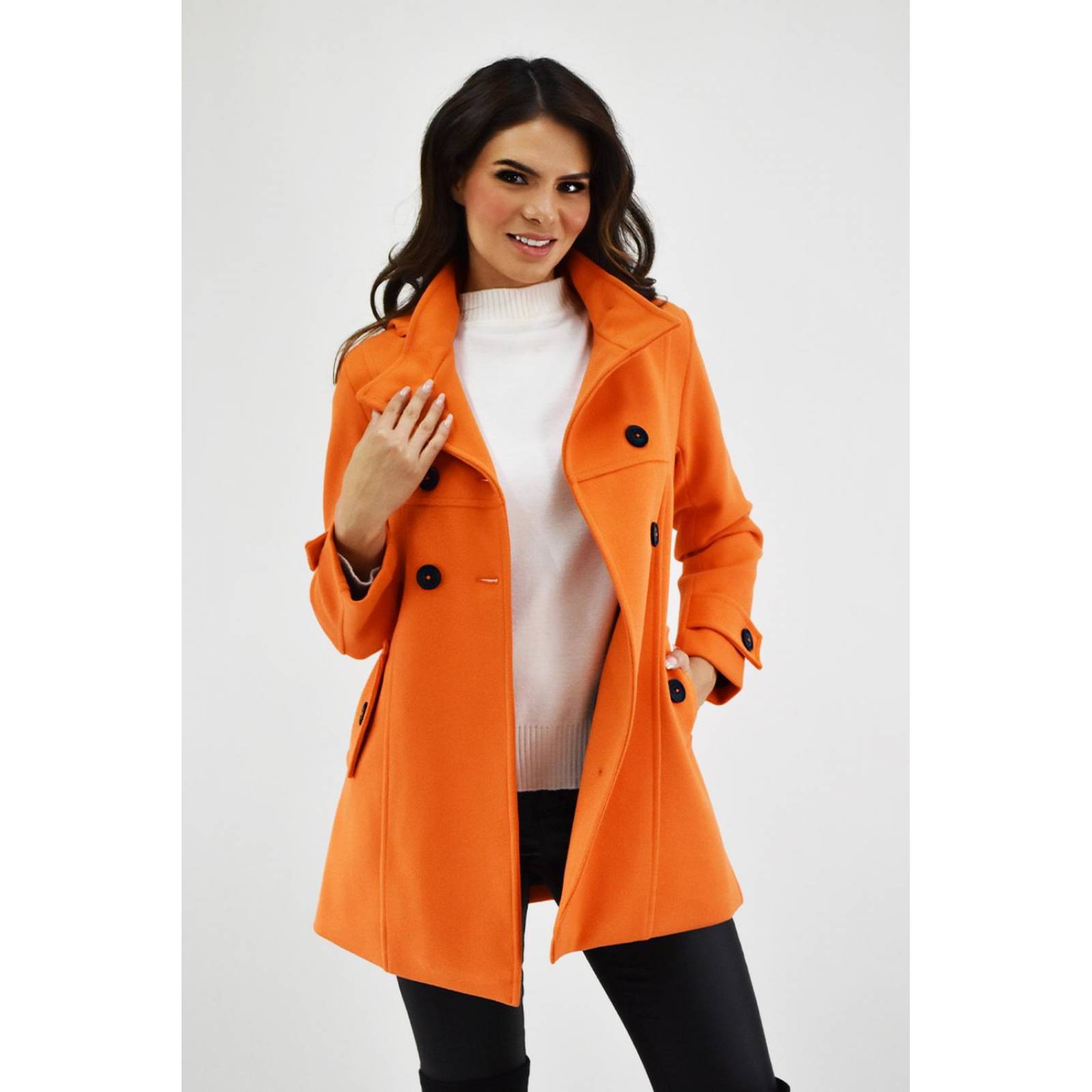 Abrigo con capucha Roman Fashion /Juvenil, 1020 (Naranja) 