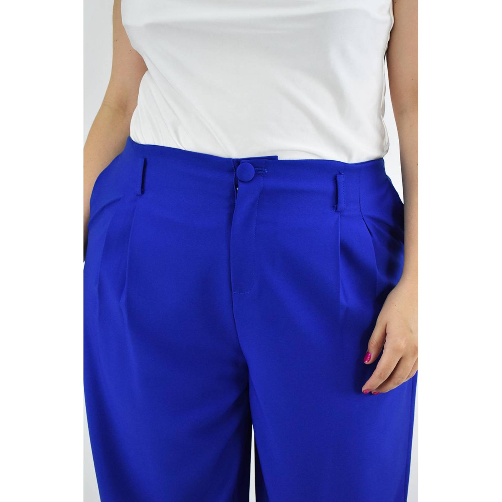 Pantalon de vestir Roman Fashion /Tallas Extras, 1380 (Azul rey) 