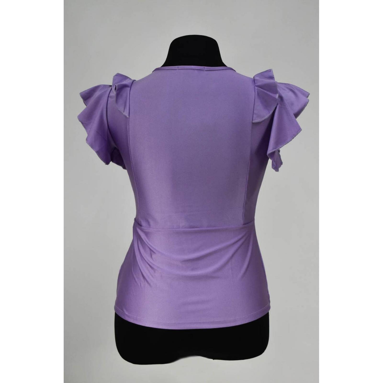 Blusa con jareta Roman Fashion /Tallas Extras, 1779 (Lila) 