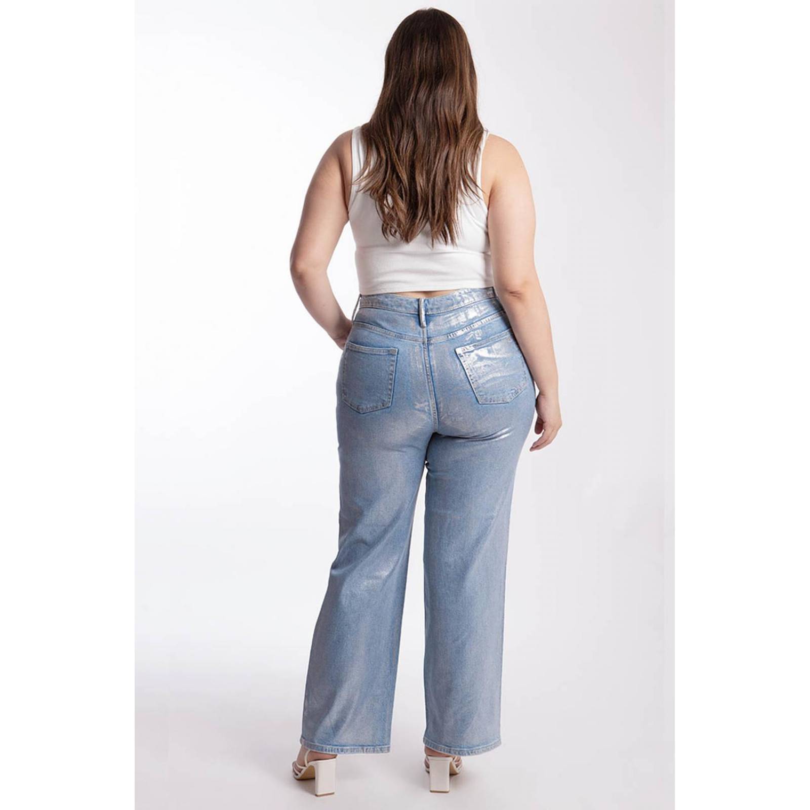 Jeans efecto metalizado Balam / Tallas Extras, 6530 (Tornasol claro)) 