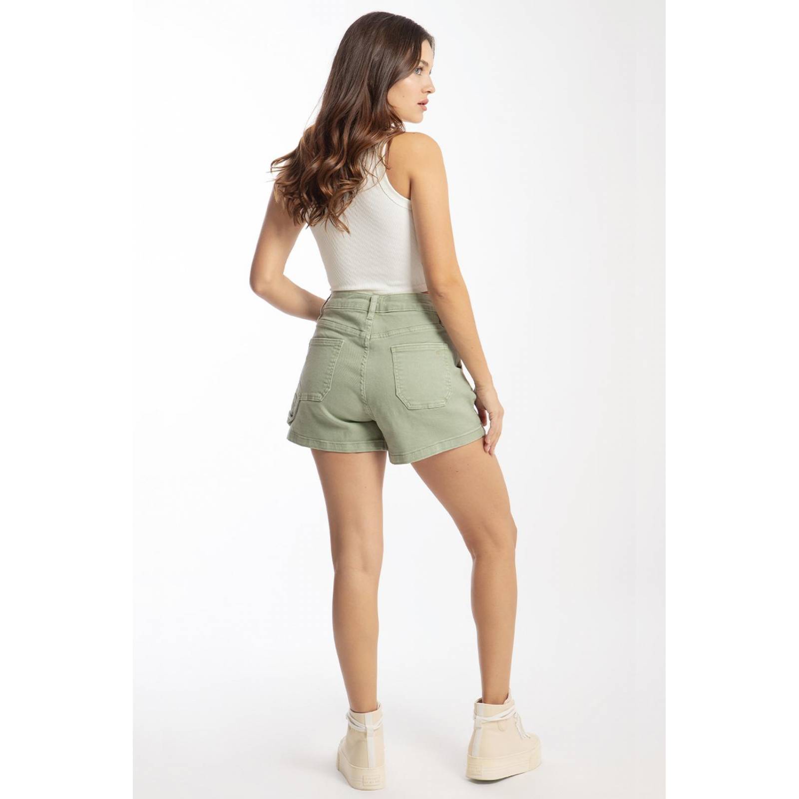 Mom shorts /Juvenil, 6580 (Verde militar) 