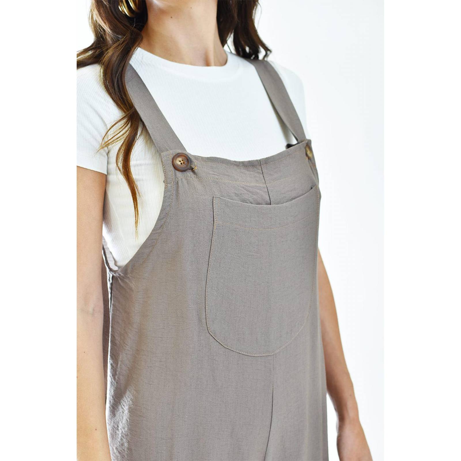 Overol casual /Juvenil, 842 (Cafe) 