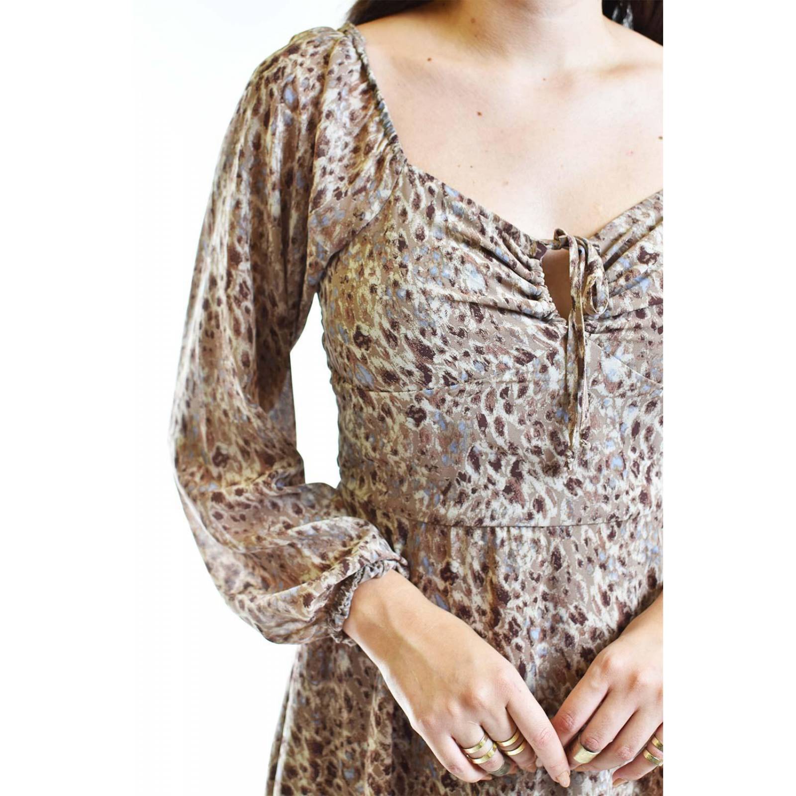 Vestido animal print Roman Fashion /Juvenil, 761 (cafe) 