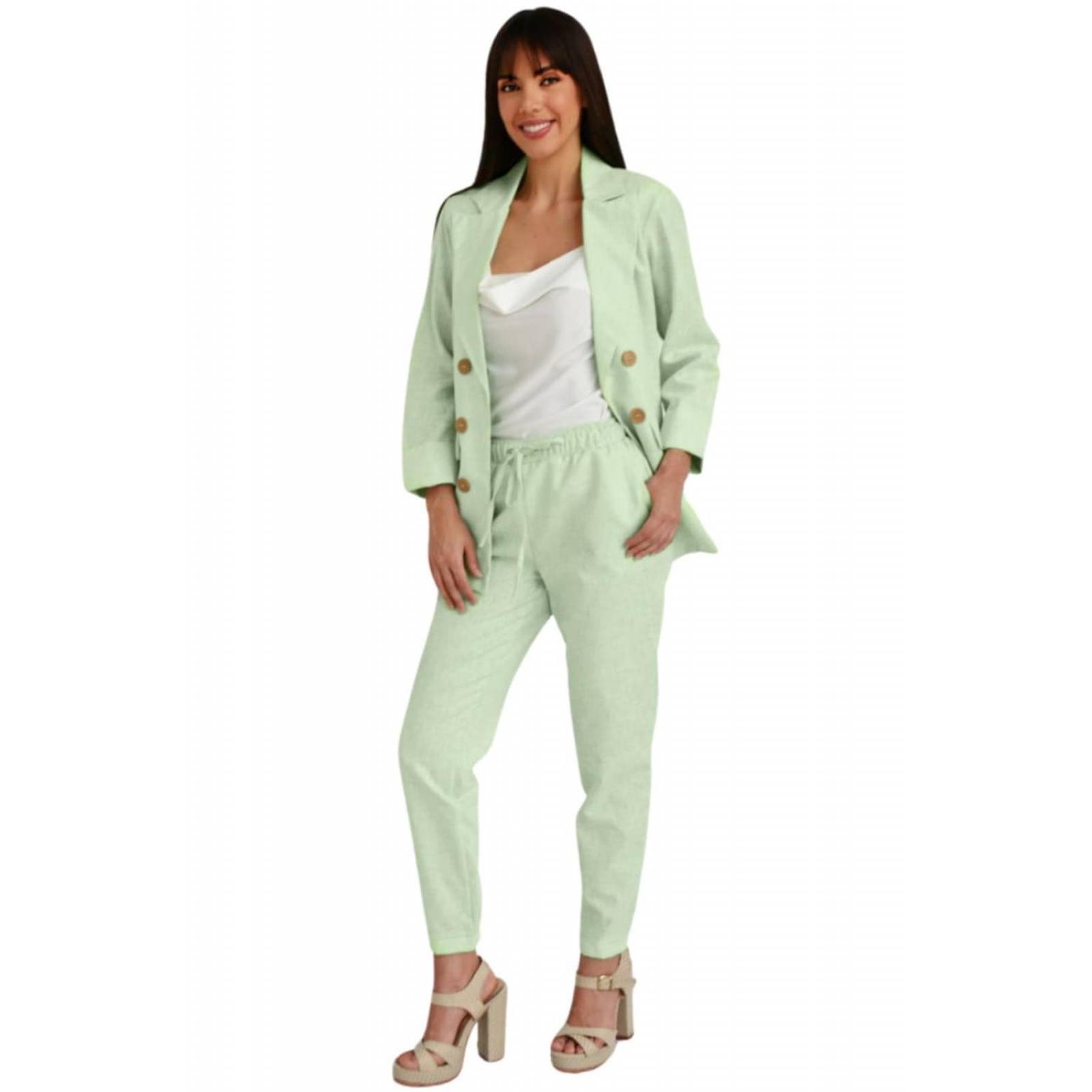 Set de pantalon y blazer Roman Fashion /Juvenil, 3262-0917 (Pistache) 
