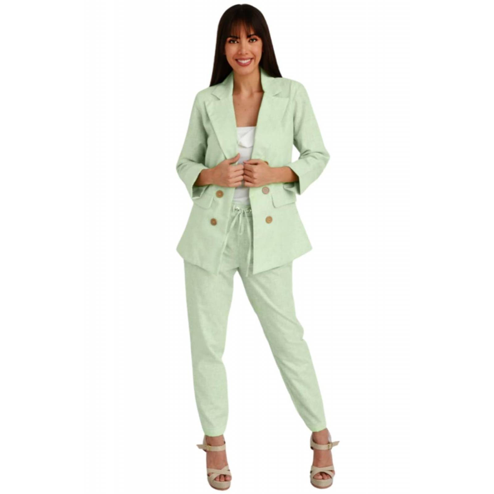 Set de pantalon y blazer Roman Fashion /Juvenil, 3262-0917 (Pistache) 