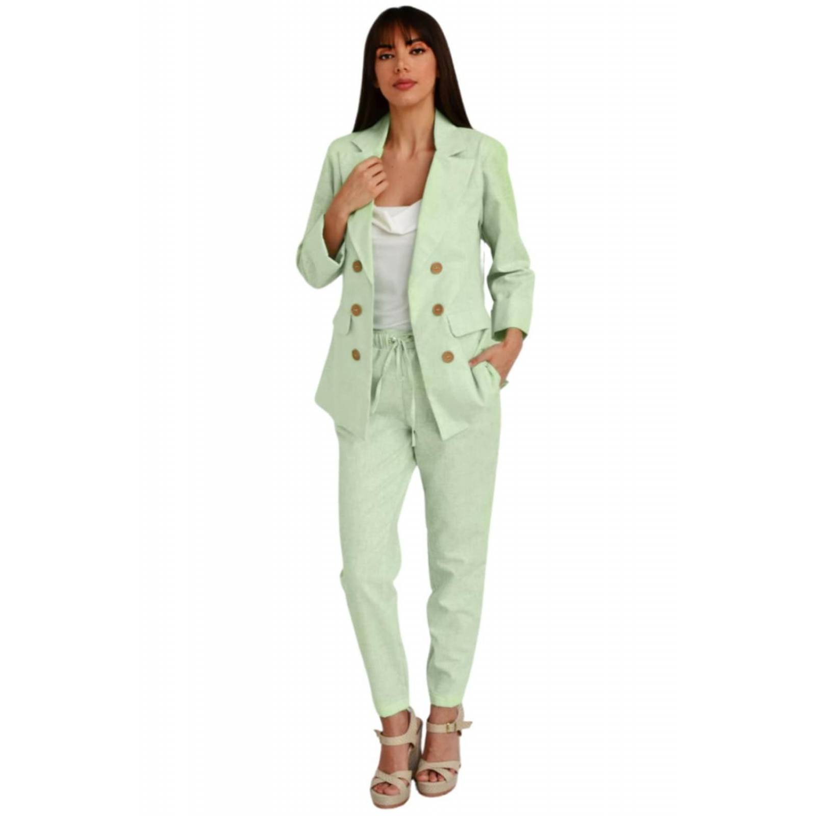 Set de pantalon y blazer Roman Fashion /Juvenil, 3262-0917 (Pistache) 