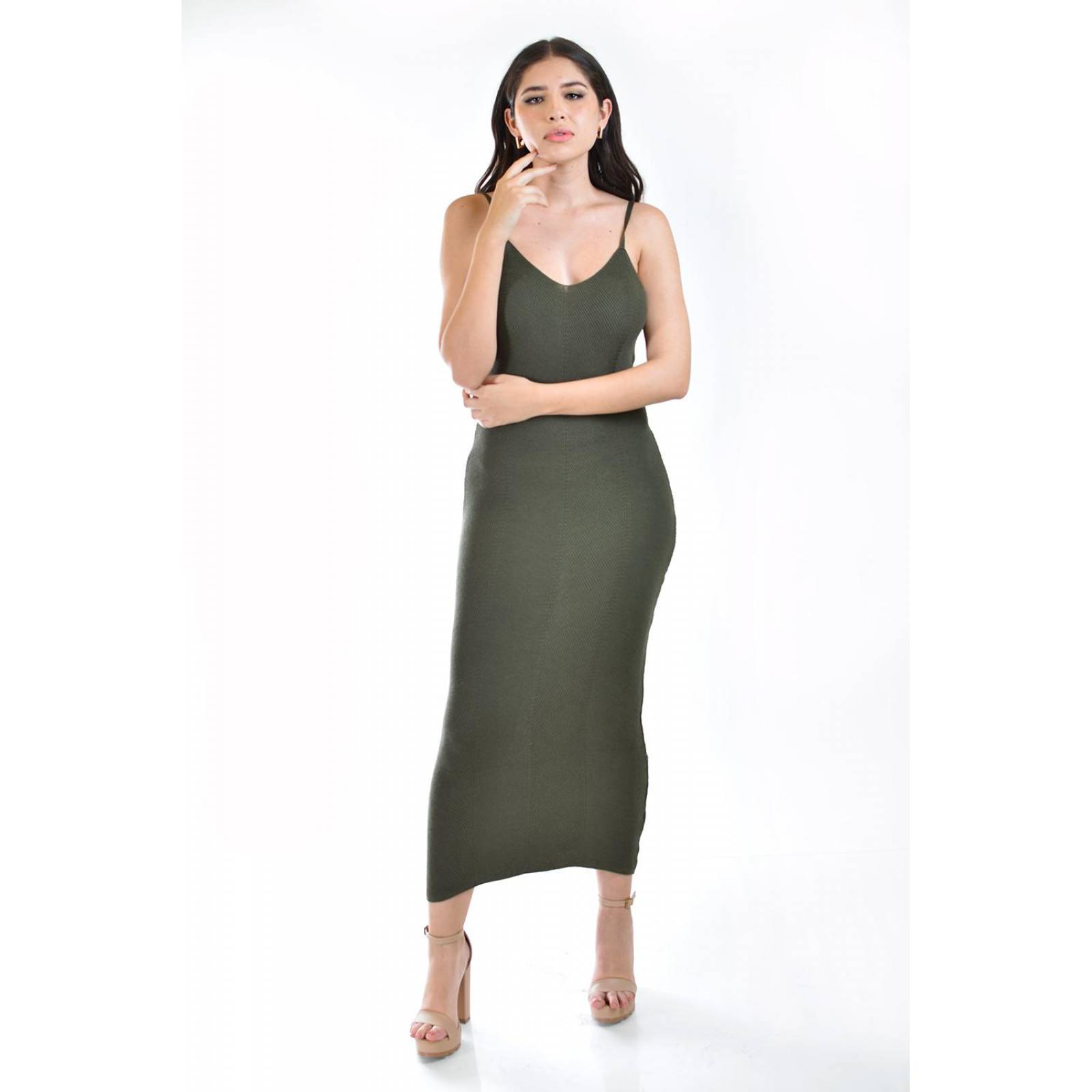 Vestido de punto Roman Fashion /Juvenil, 5125 (Verde militar) 