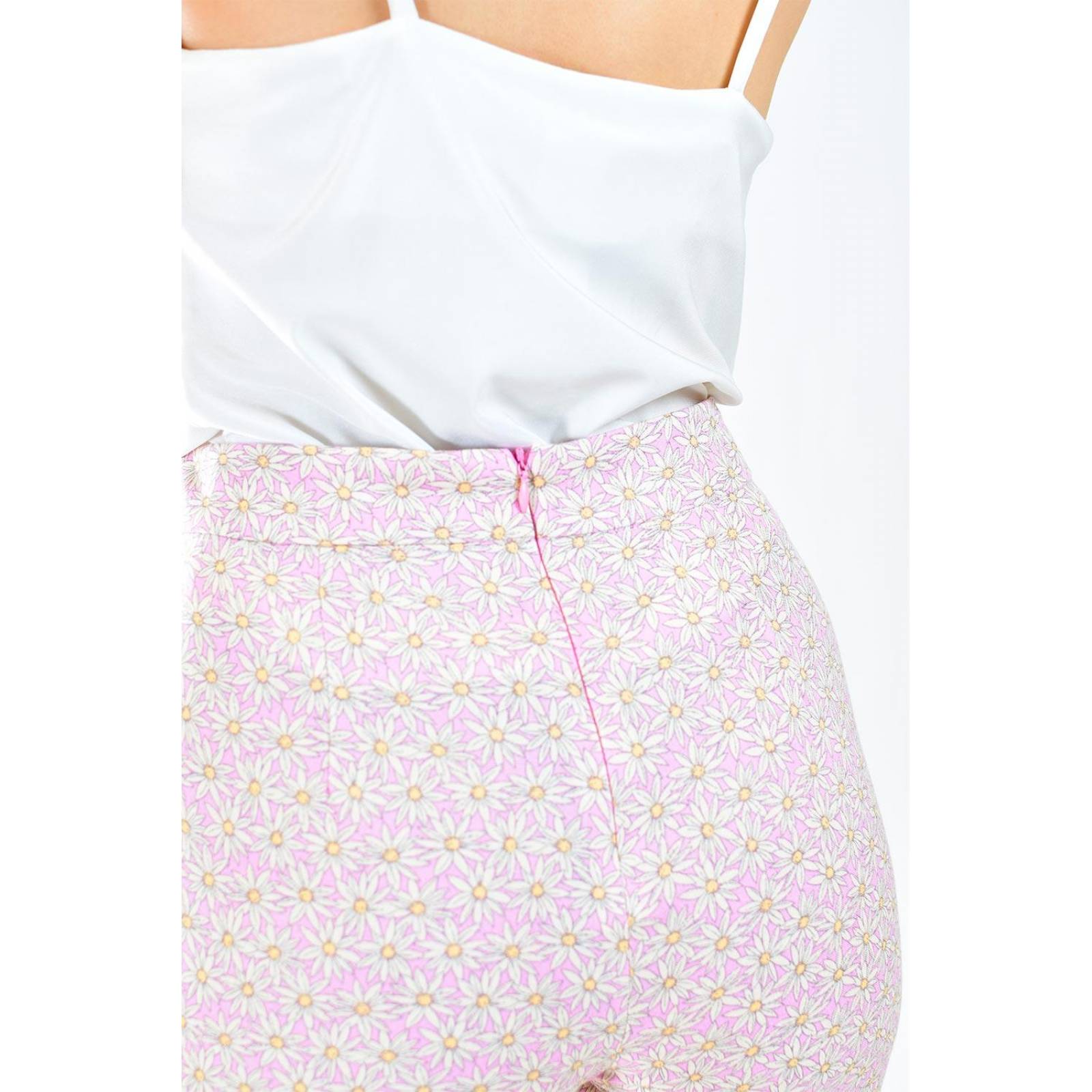 Pantalon estampado floral Roman Fashion /Juvenil, 5102 (Rosa flores) 