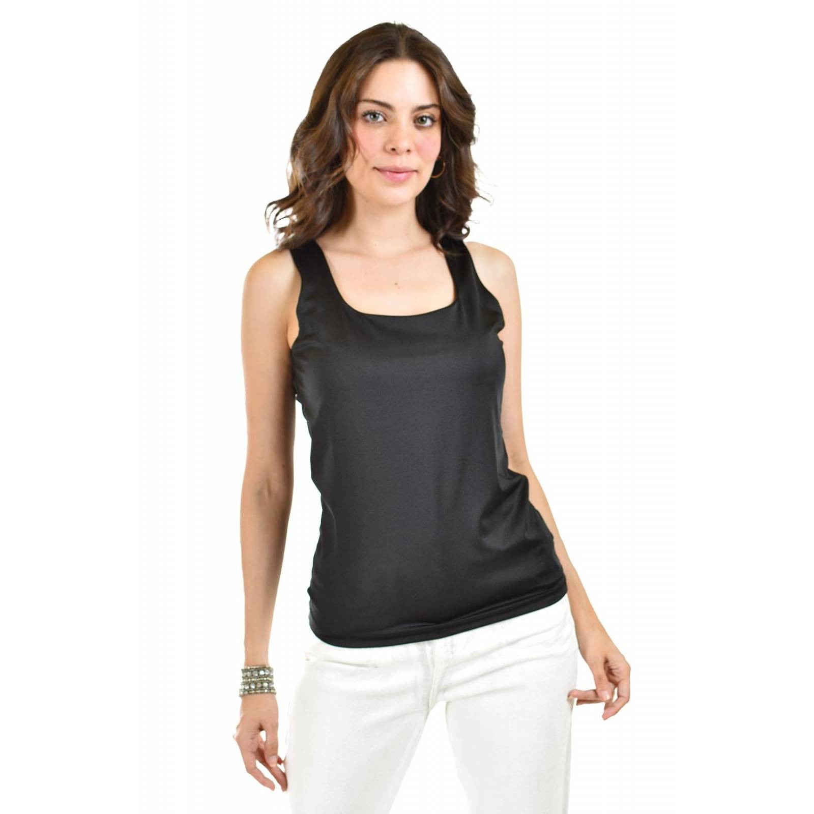 Blusa sin mangas Roman Fashion /Juvenil, 2913 (Negro) 