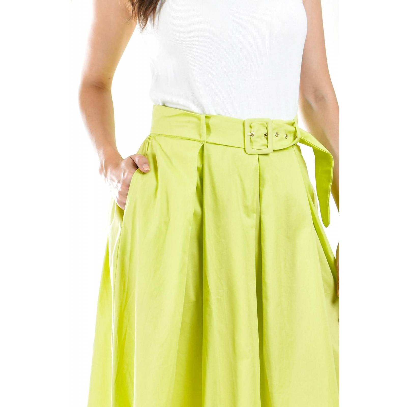Falda midi con cinto Roman Fashion /Juvenil, 40883 (Lima) 