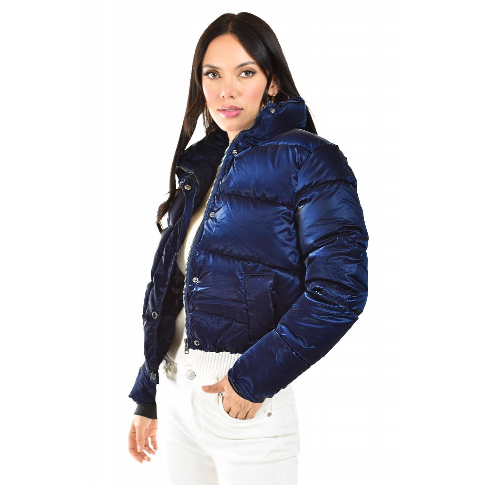 Chamarra Acolchada Chamarras De Moda Cortas Chamarra Acolchada