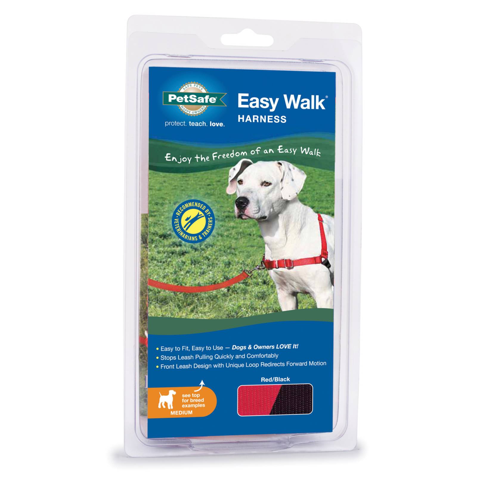 Easy Walk Arnés - MEDIANO - Rojo