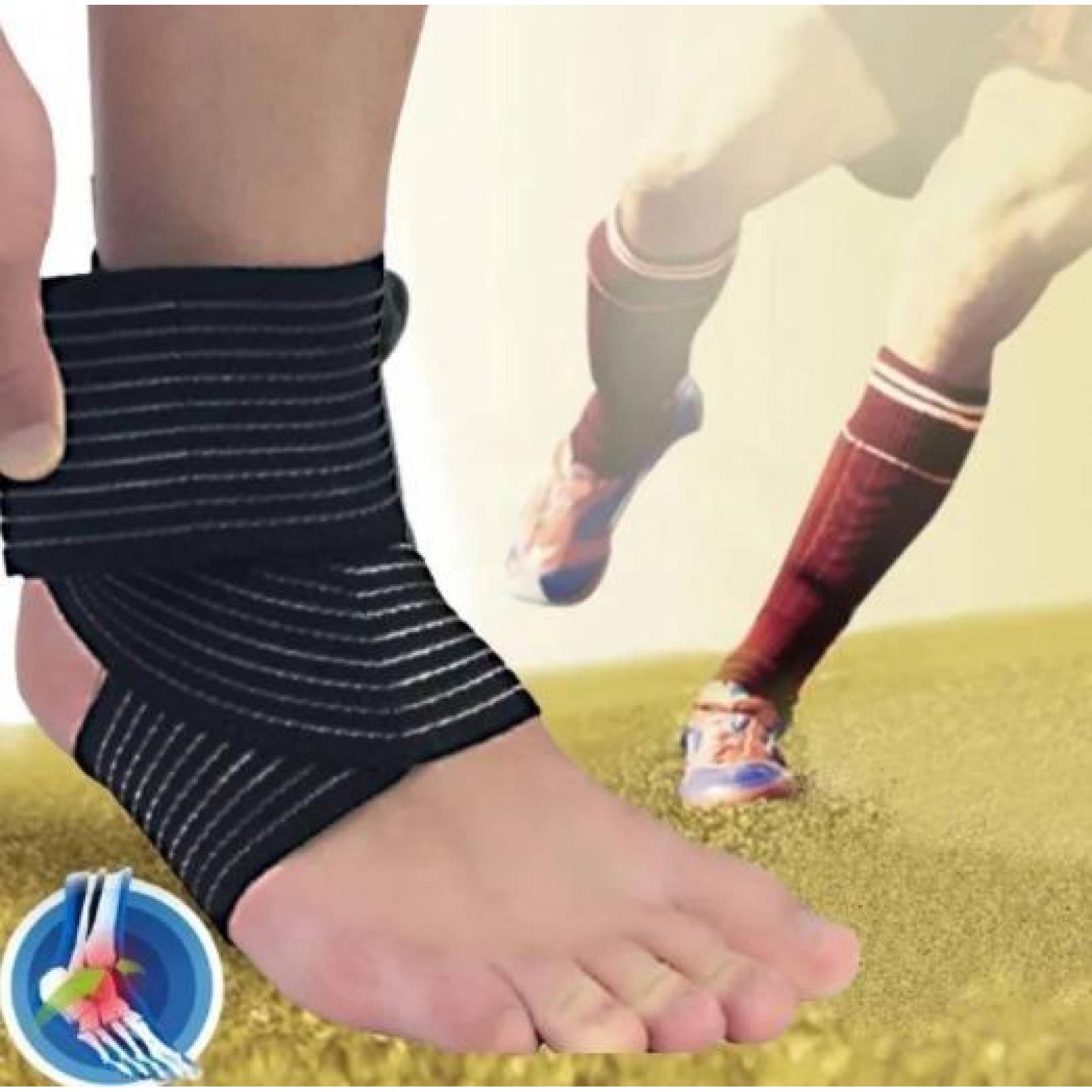 Vendaje Deportivo Para Tobillo Cruzado Elástico . Benesta 