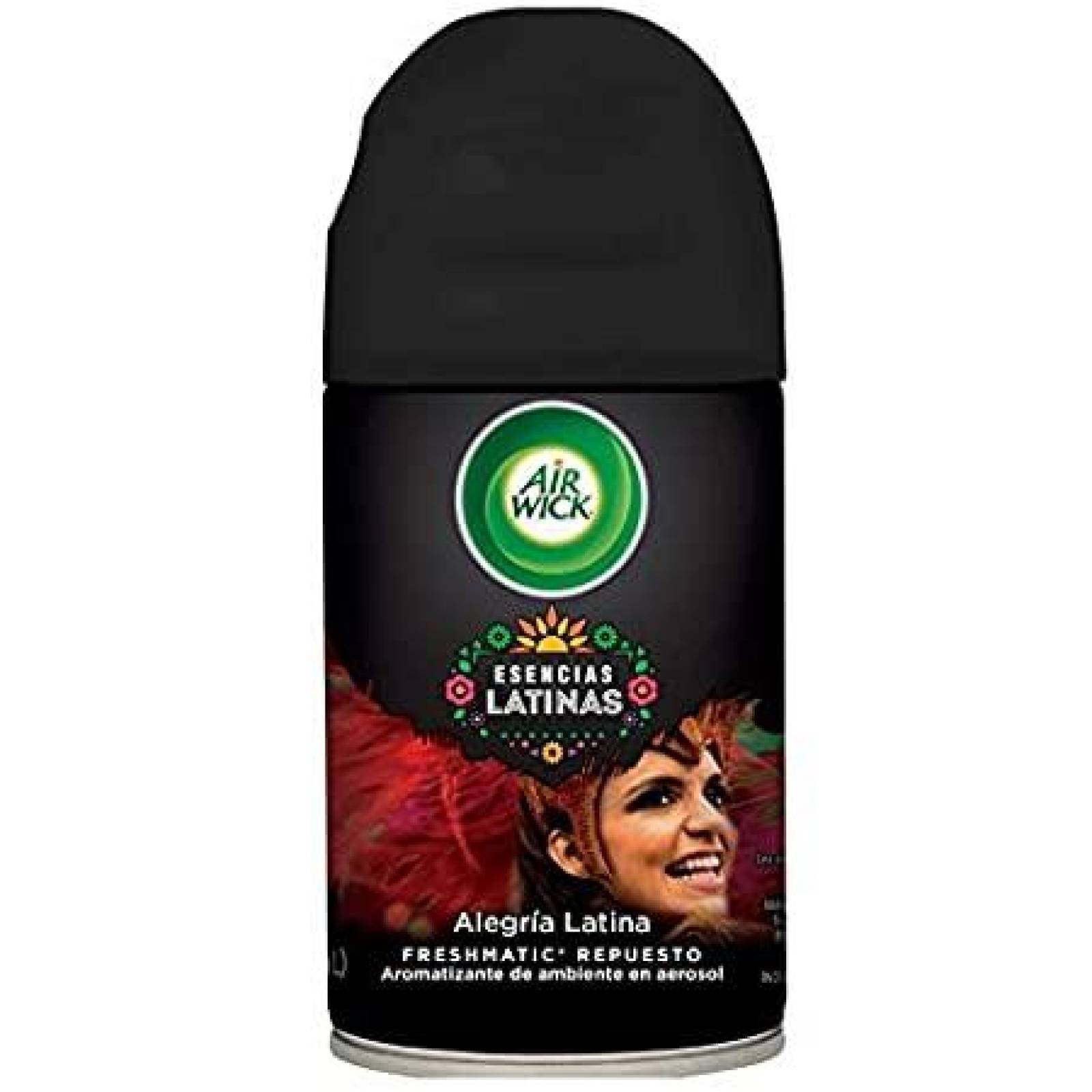 Air Wick Freshmatic Repuesto de Aromatizante De Ambiente Automático, Aroma Alegría Latina, 250 ml