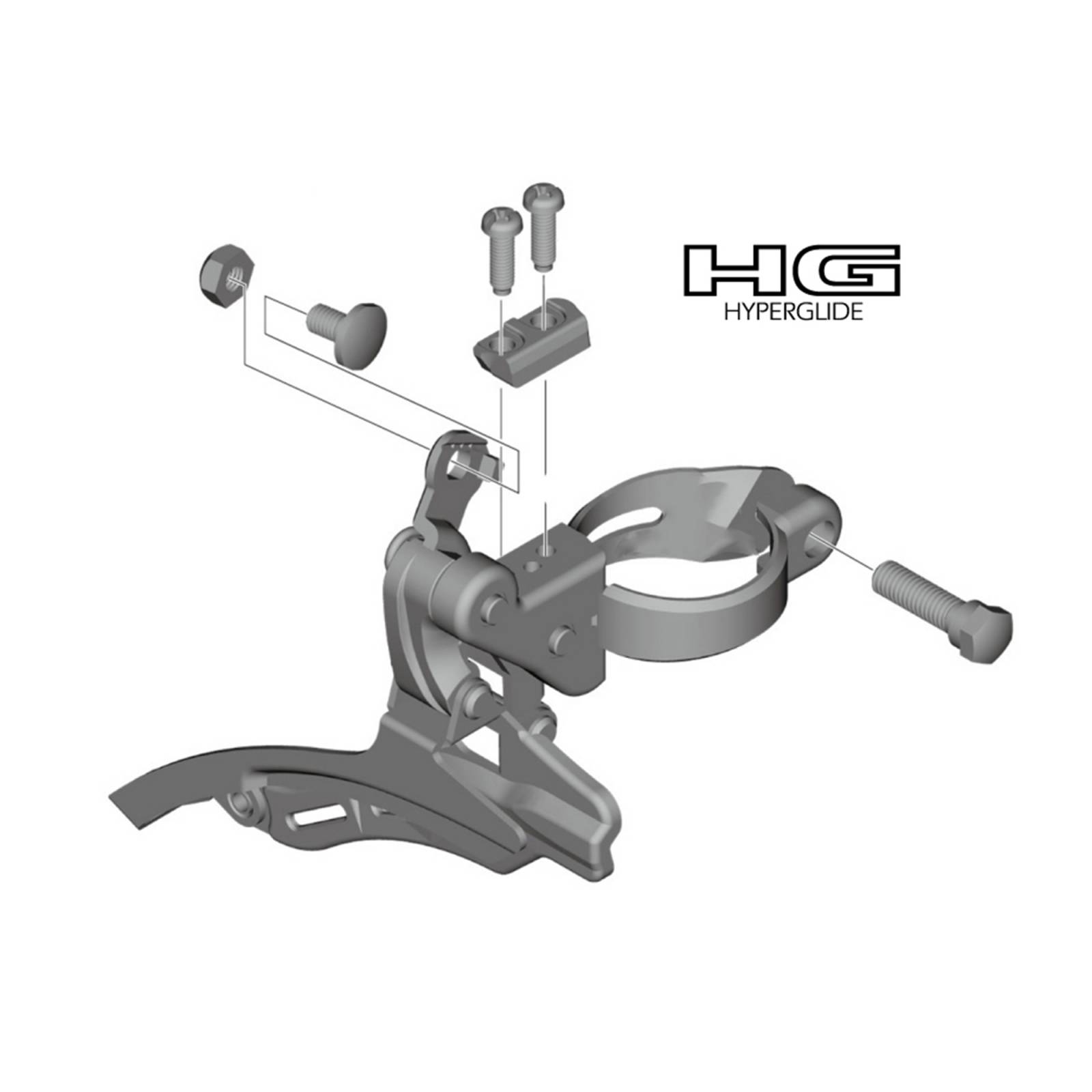 Desviador Shimano Tourney Delantero Fd-tz500 31.8mm