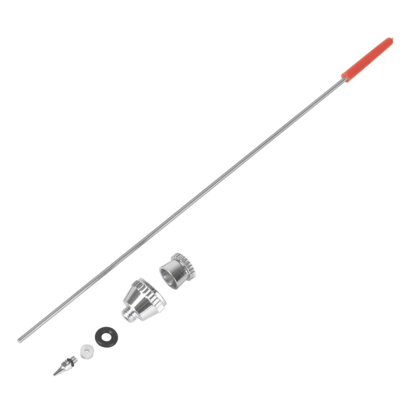 Kit Repuestos Para Aerógrafo AERO-30, 5 piezas, Protector de Boquilla, Boquilla, Auja, Sello De Teflon Y Ring