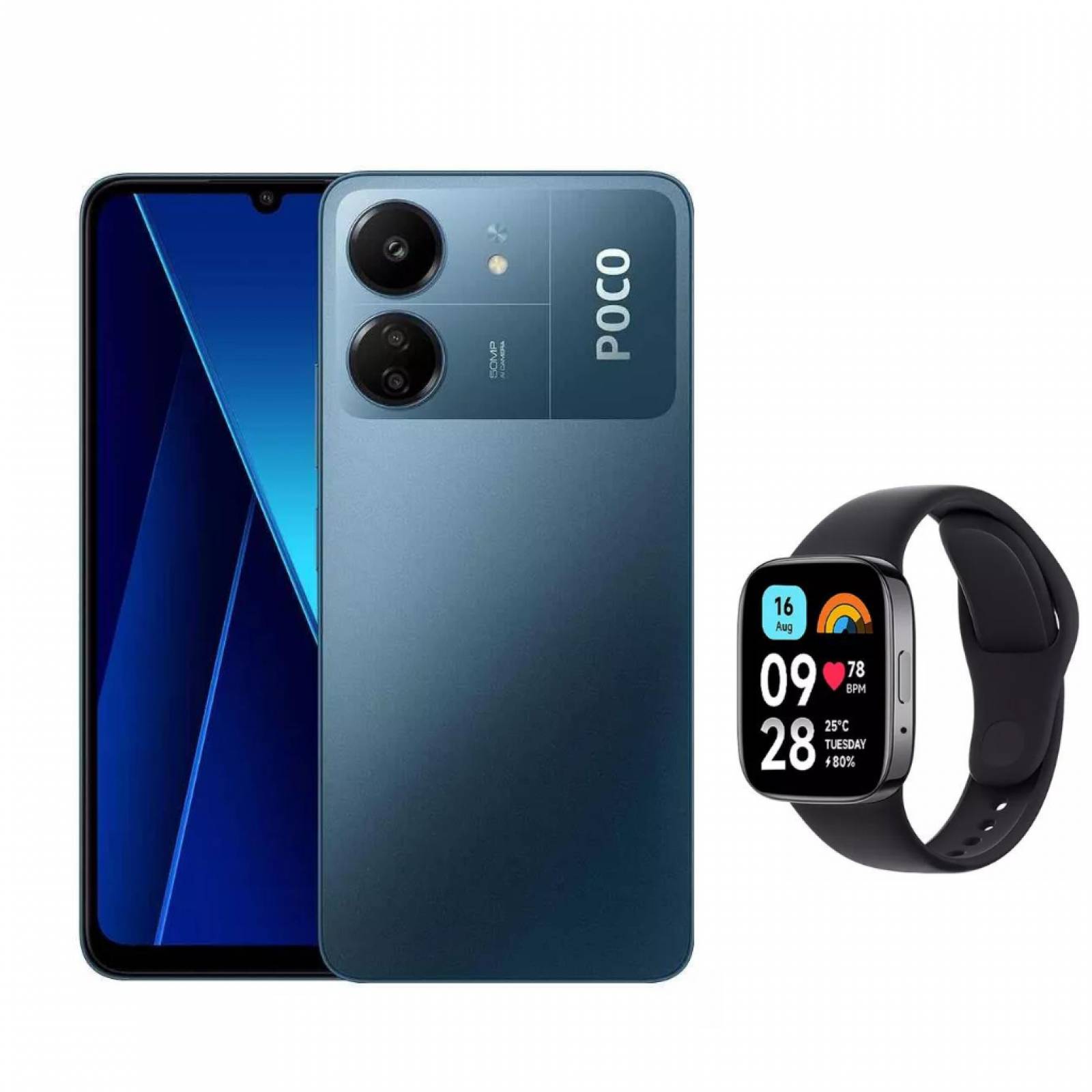 Xiaomi Poco c65 8gb ram 265 + Redmi watch 3 active Llamadas.
