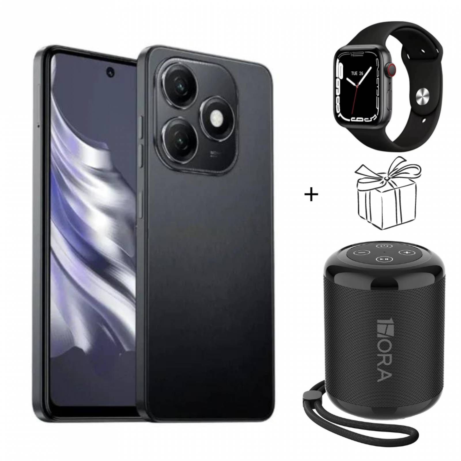 Celular Tecno Spark 20 256gb 8gb ram comboNegro