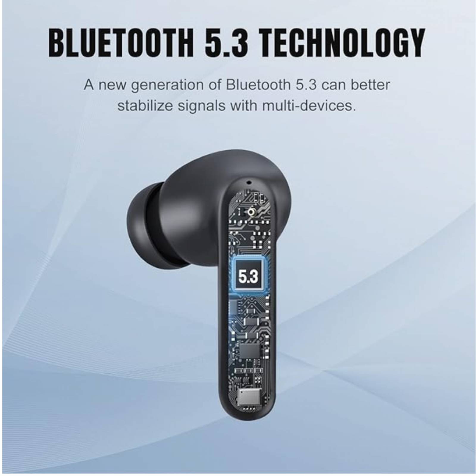 Audífonos Bluetooth  TECNO SONIC cancelación ruido 22 horas de batería.