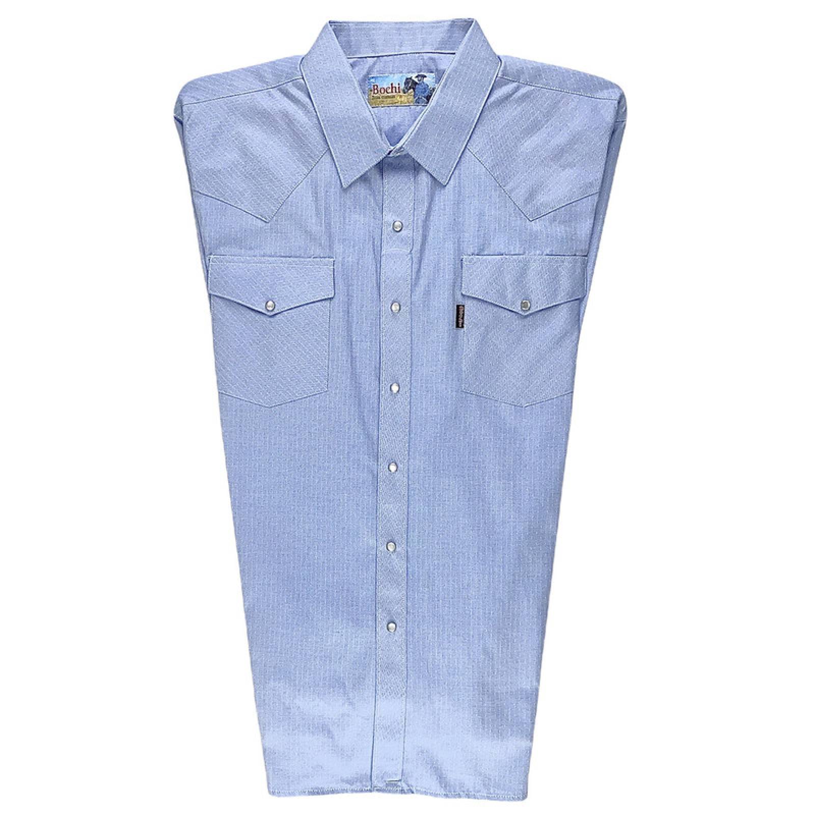 Camisa Vaquera M/ L Puntos Pol-Alg Bochi Caballero 990