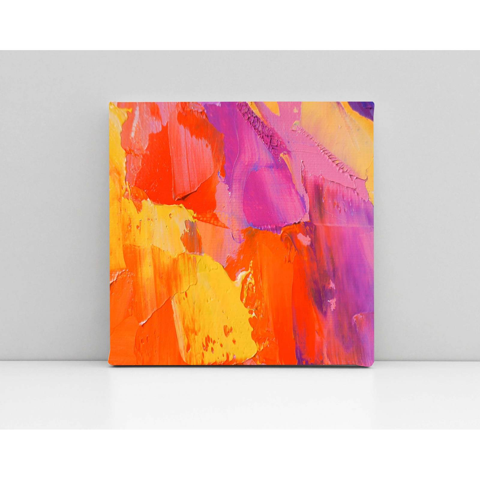 Cuadro Decorativo Canvas Espatula sobre lienzo 70x70