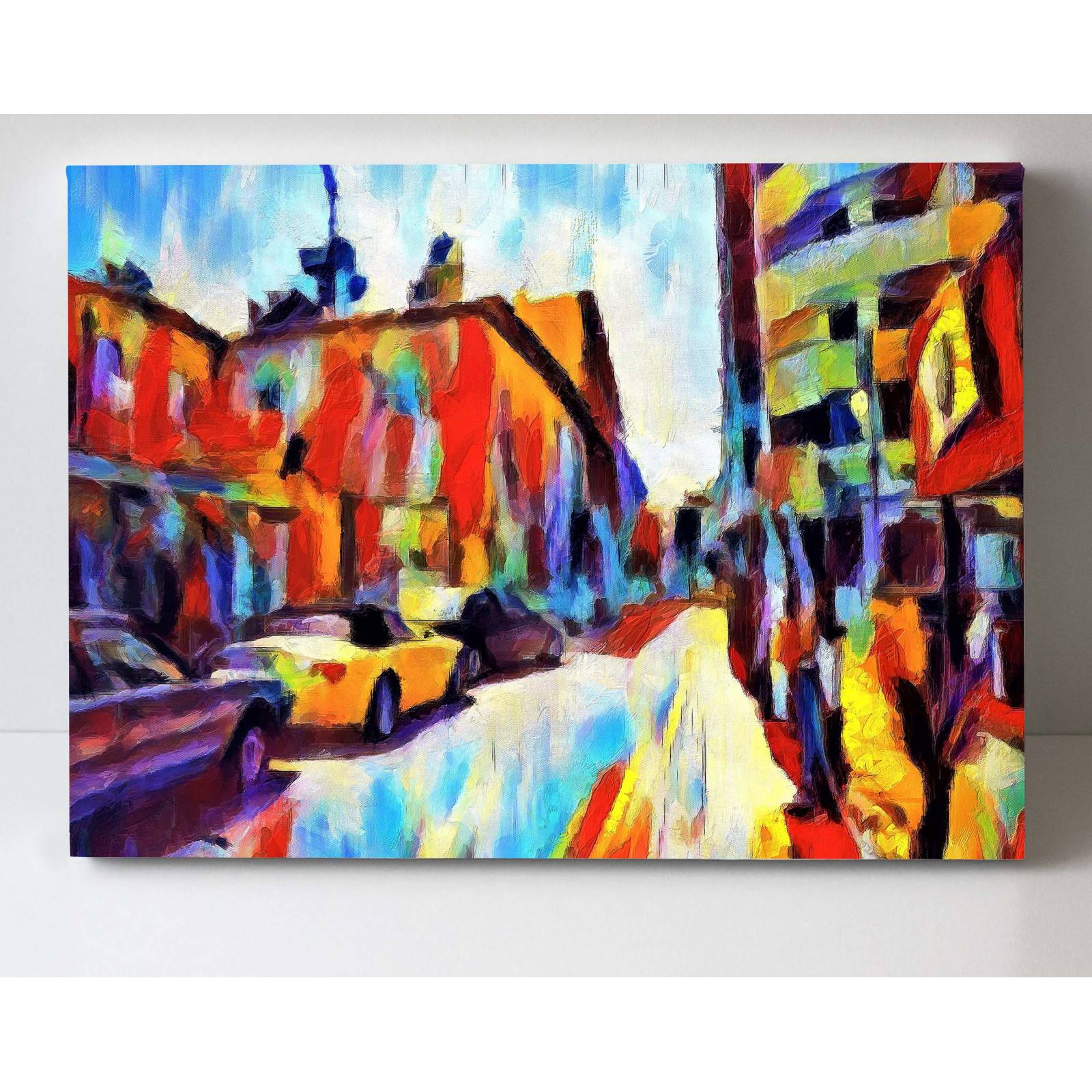 Cuadro Decorativo Canvas Calle en Europa 45x30
