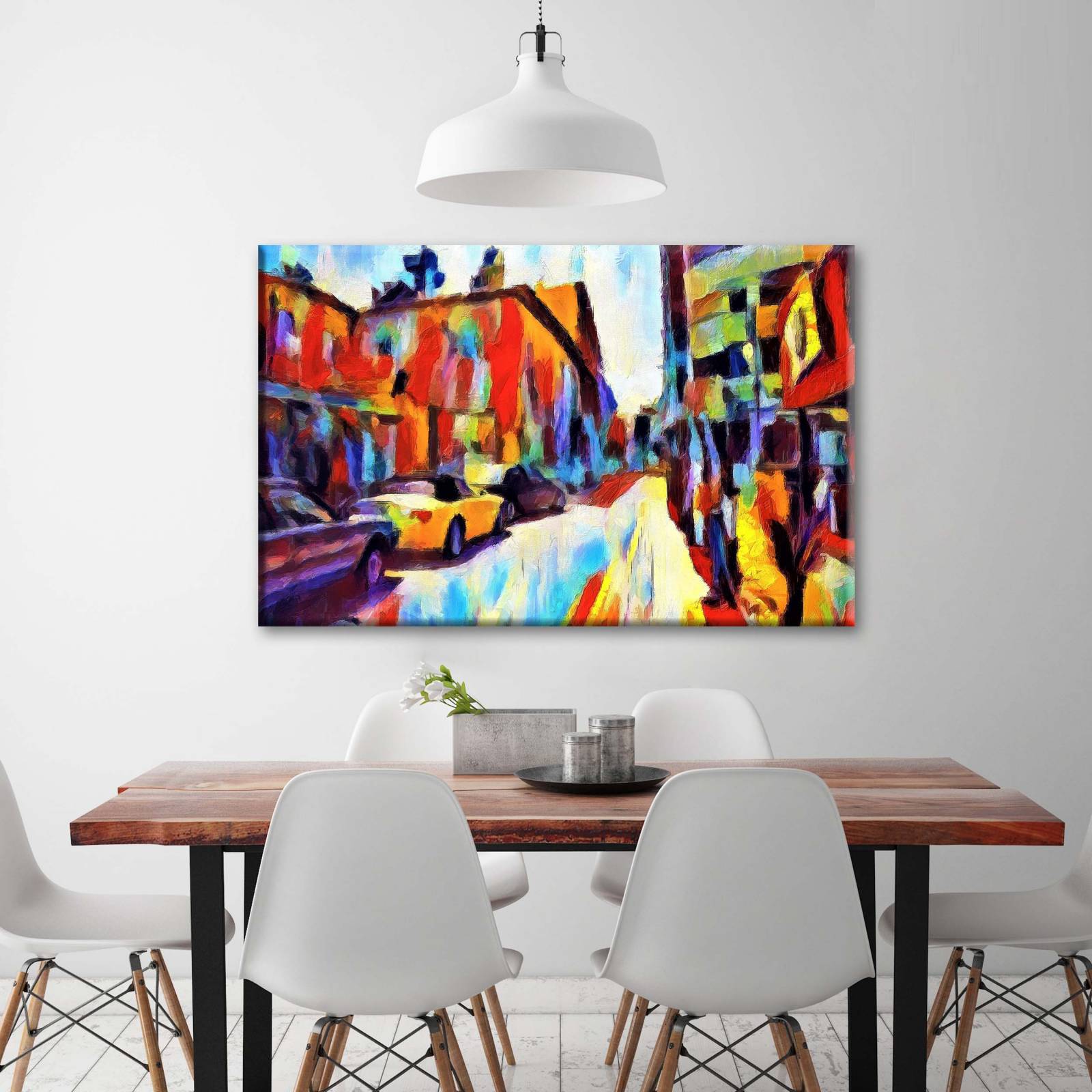 Cuadro Decorativo Canvas Calle en Europa 45x30