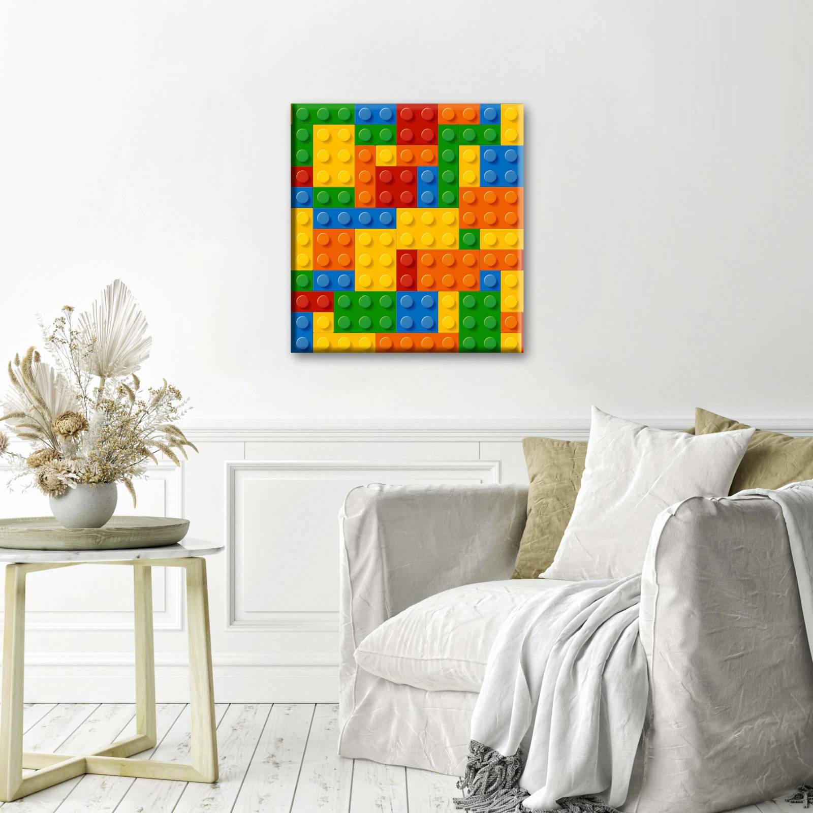 Cuadro Decorativo Canvas Legos 30x30
