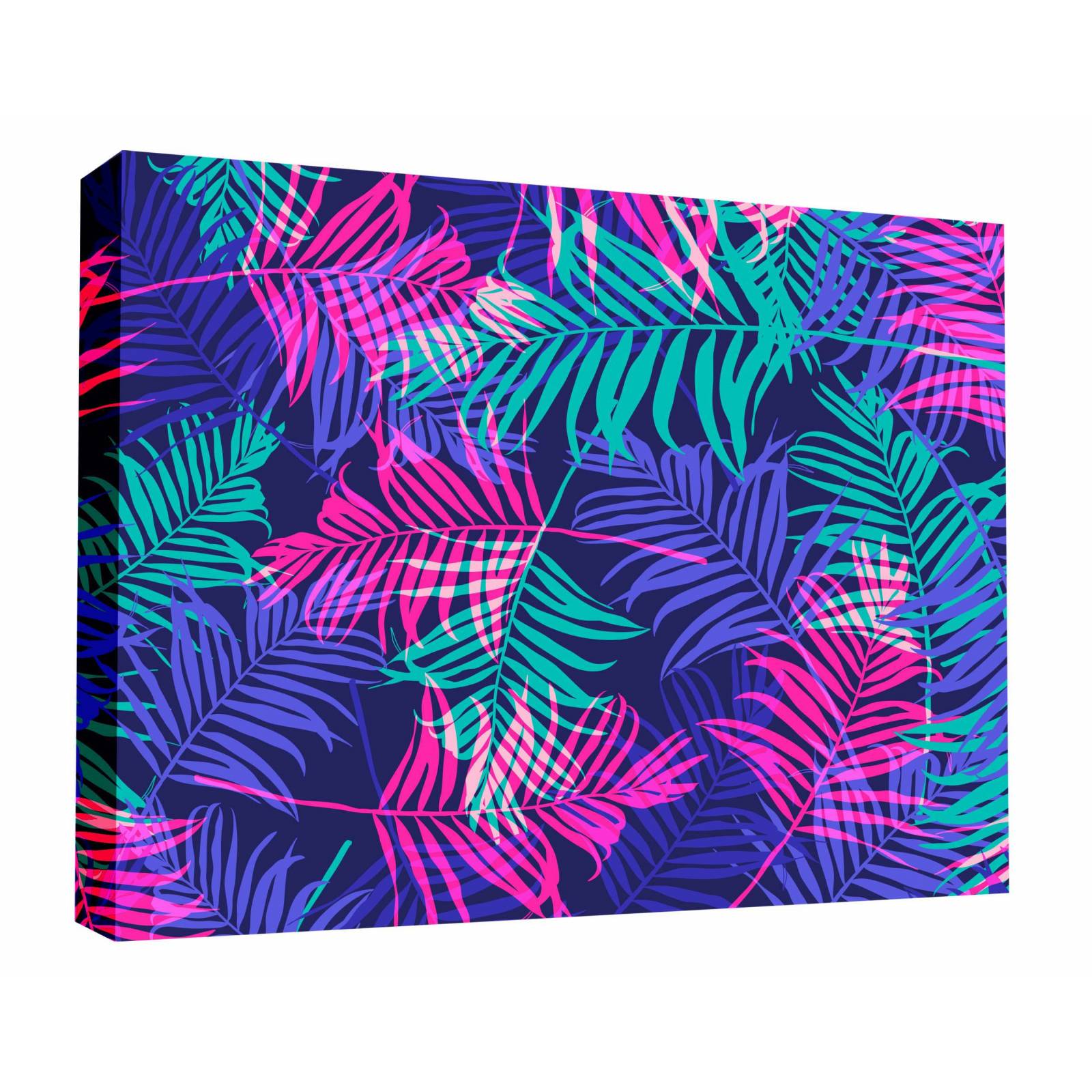 Cuadro Decorativo Canvas Hojas de Colores 105x70