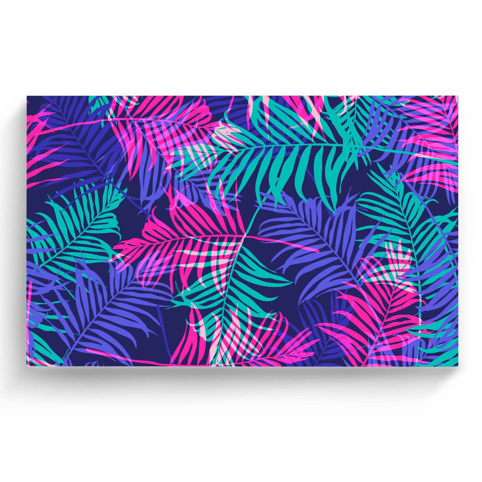 Cuadro Decorativo Canvas Hojas de Colores 105x70