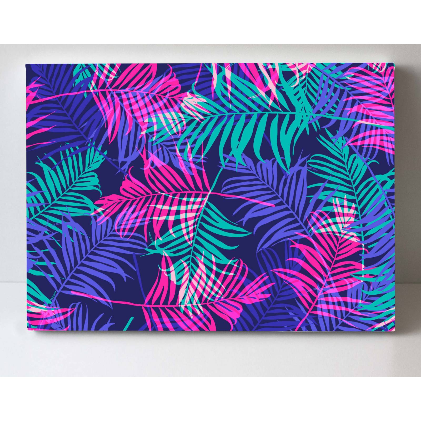 Cuadro Decorativo Canvas Hojas de Colores 105x70