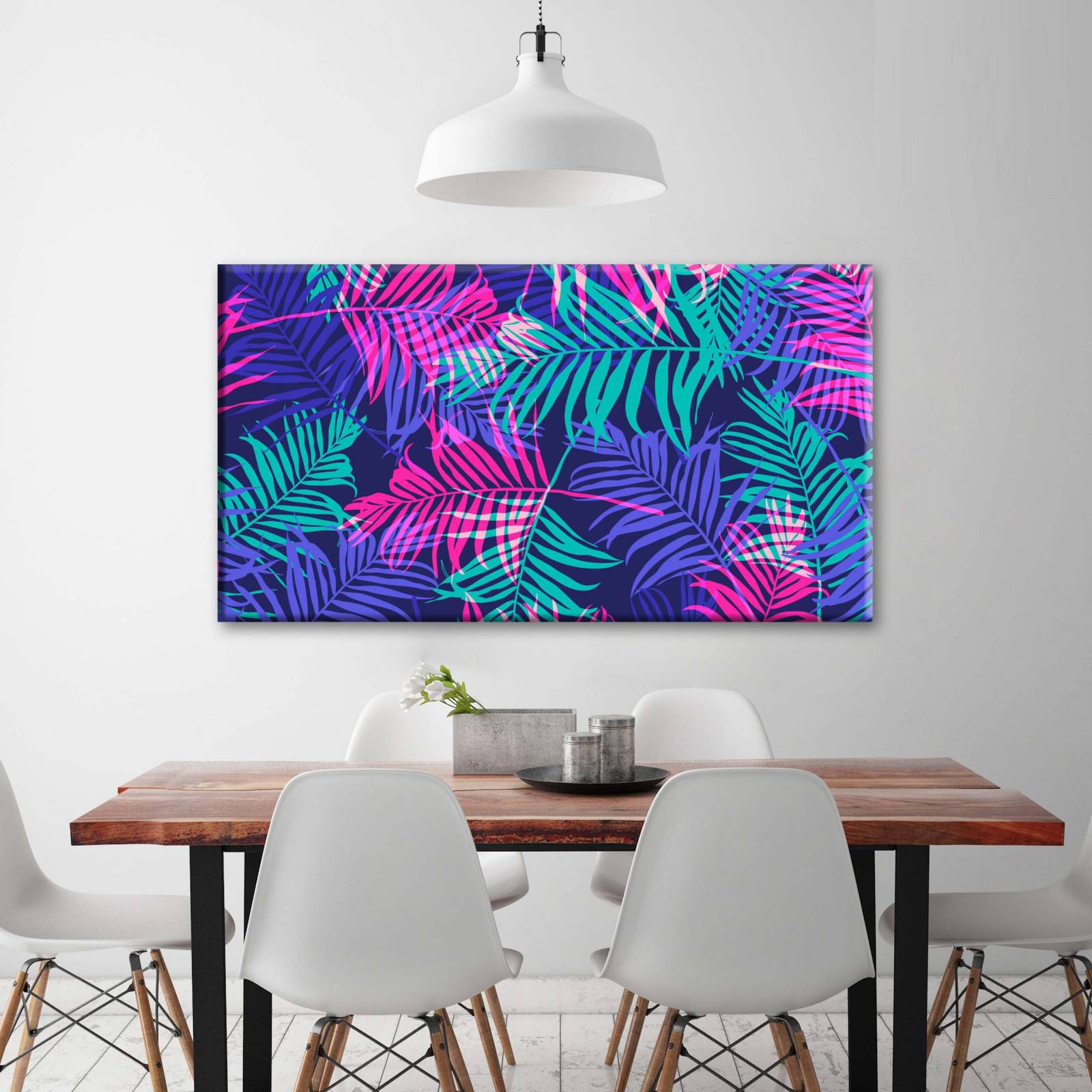 Cuadro Decorativo Canvas Hojas de Colores 105x70