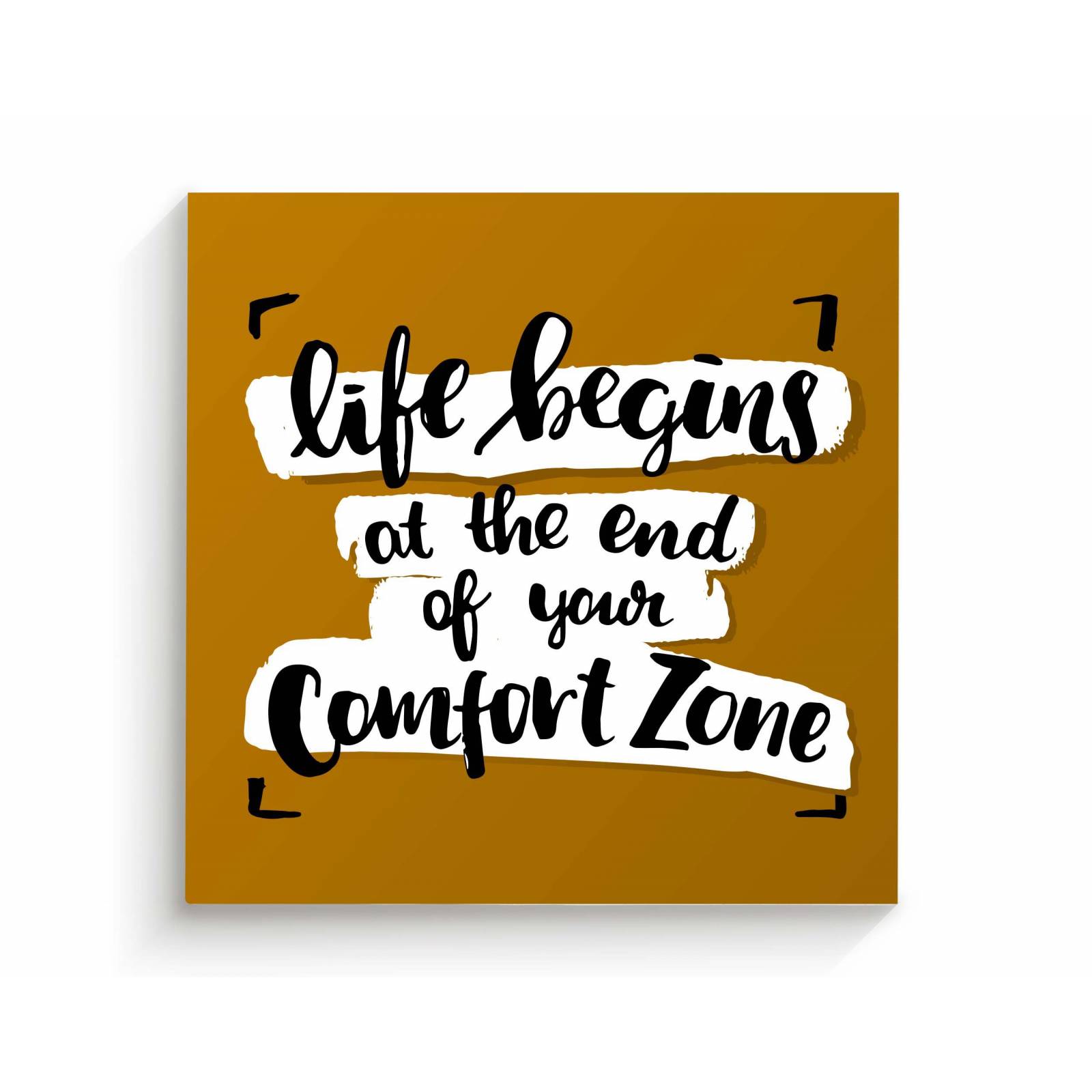 Cuadro Decorativo Canvas Frase inspiradora 130x130