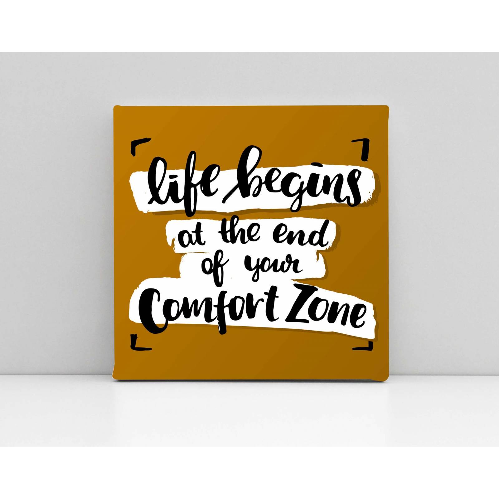 Cuadro Decorativo Canvas Frase inspiradora 130x130