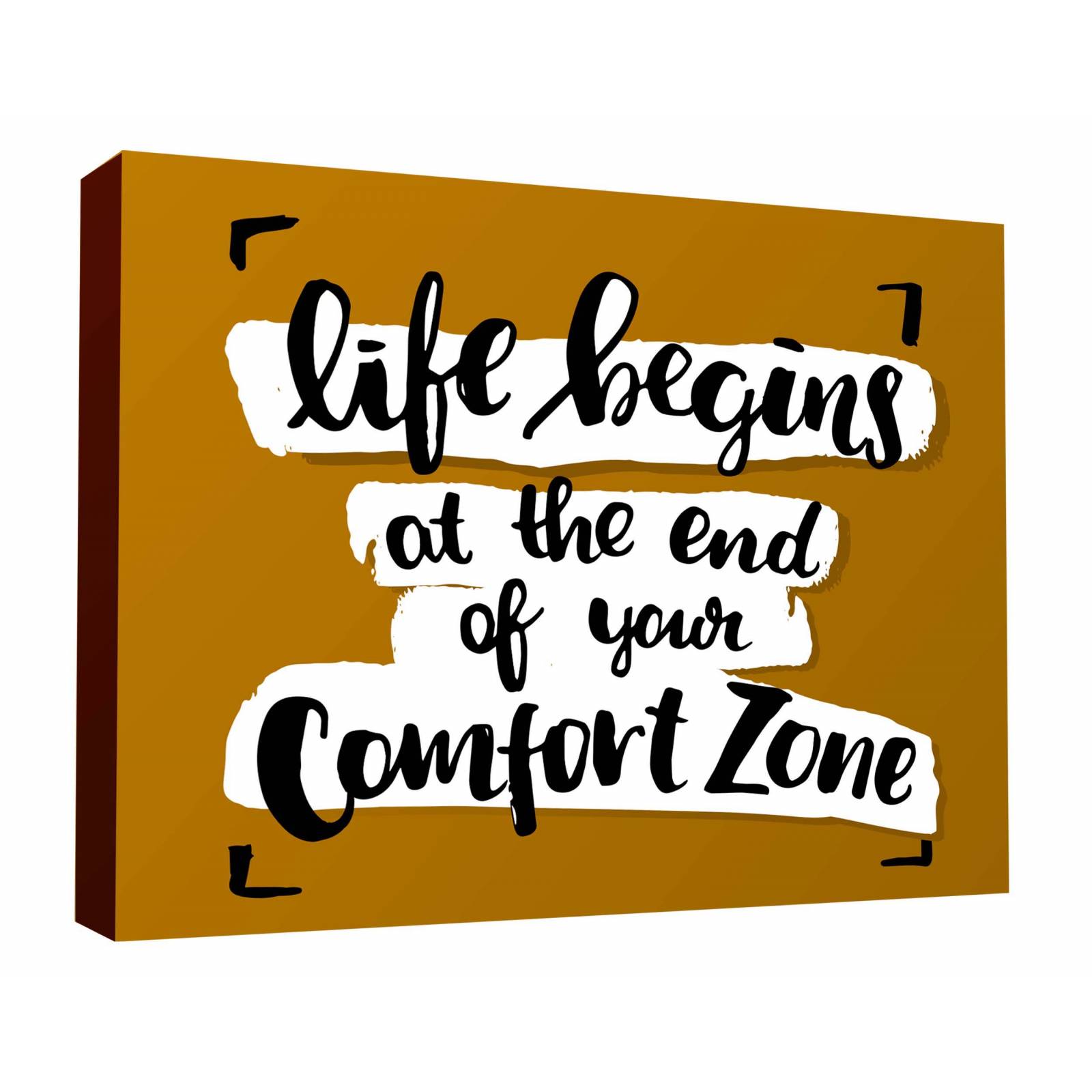 Cuadro Decorativo Canvas Frase inspiradora 75x50