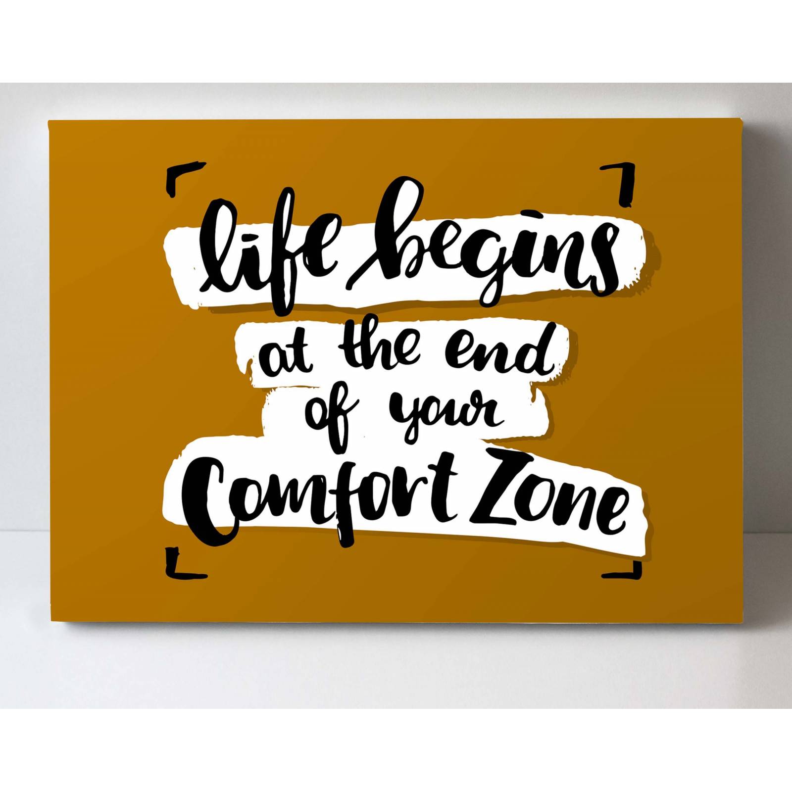 Cuadro Decorativo Canvas Frase inspiradora 75x50
