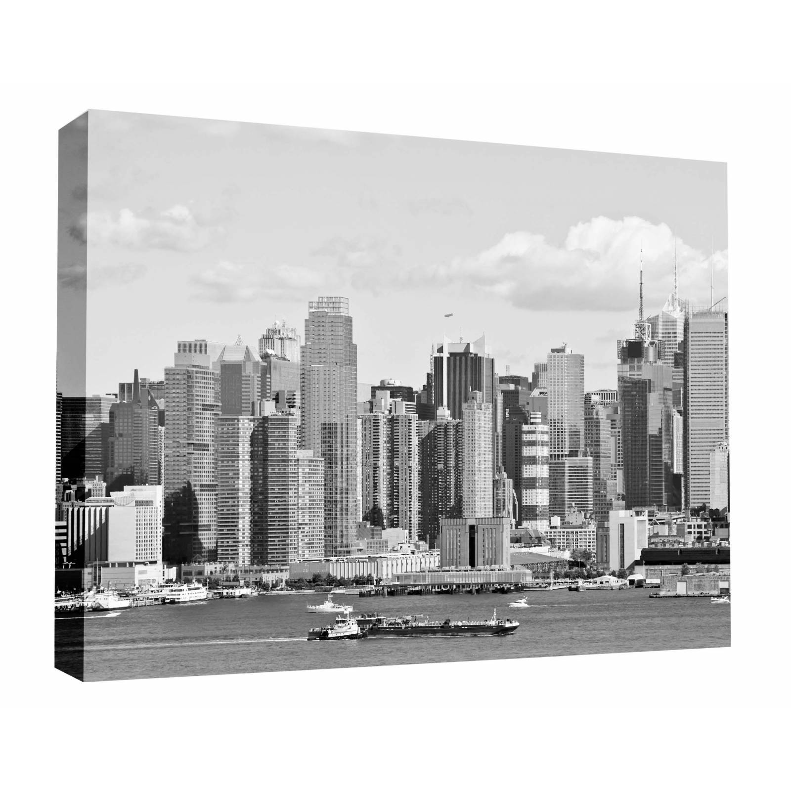 Cuadro Decorativo Canvas NY desde el río Hudson  75x50
