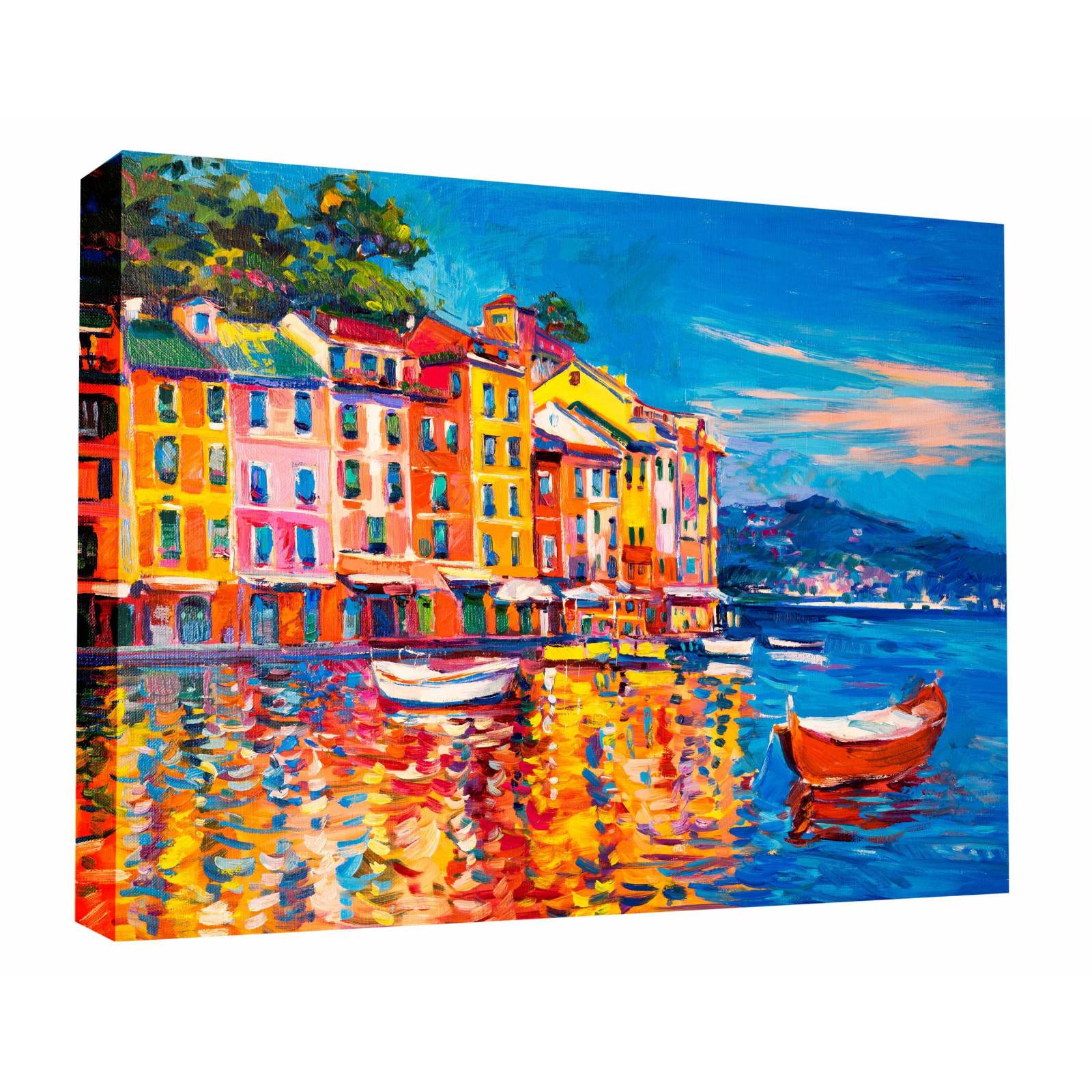 Cuadro Decorativo Canvas óleo Barcos, Nikolov 75x50