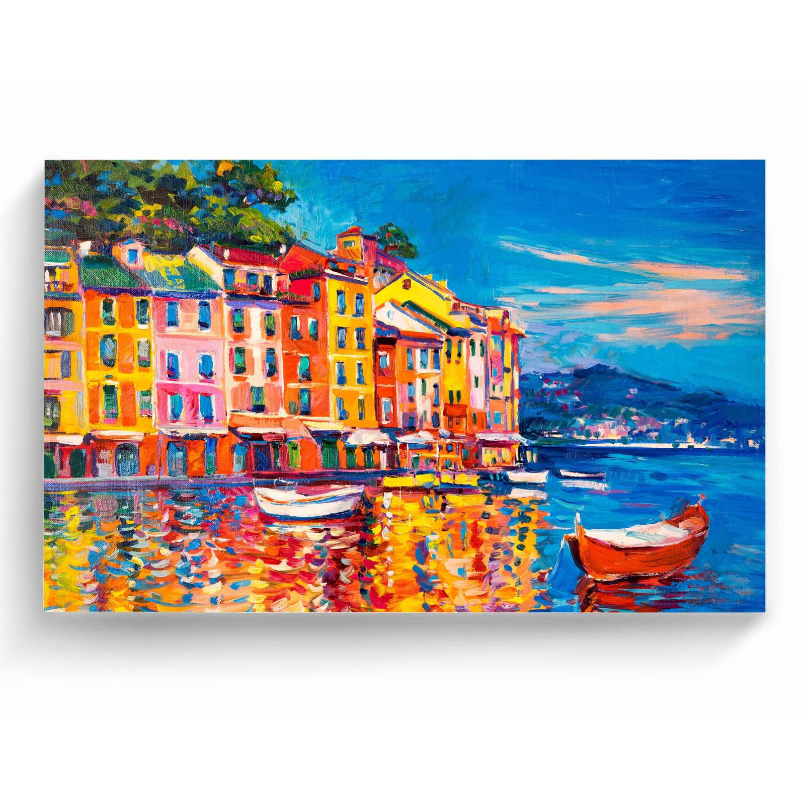 Cuadro Decorativo Canvas óleo Barcos, Nikolov 75x50