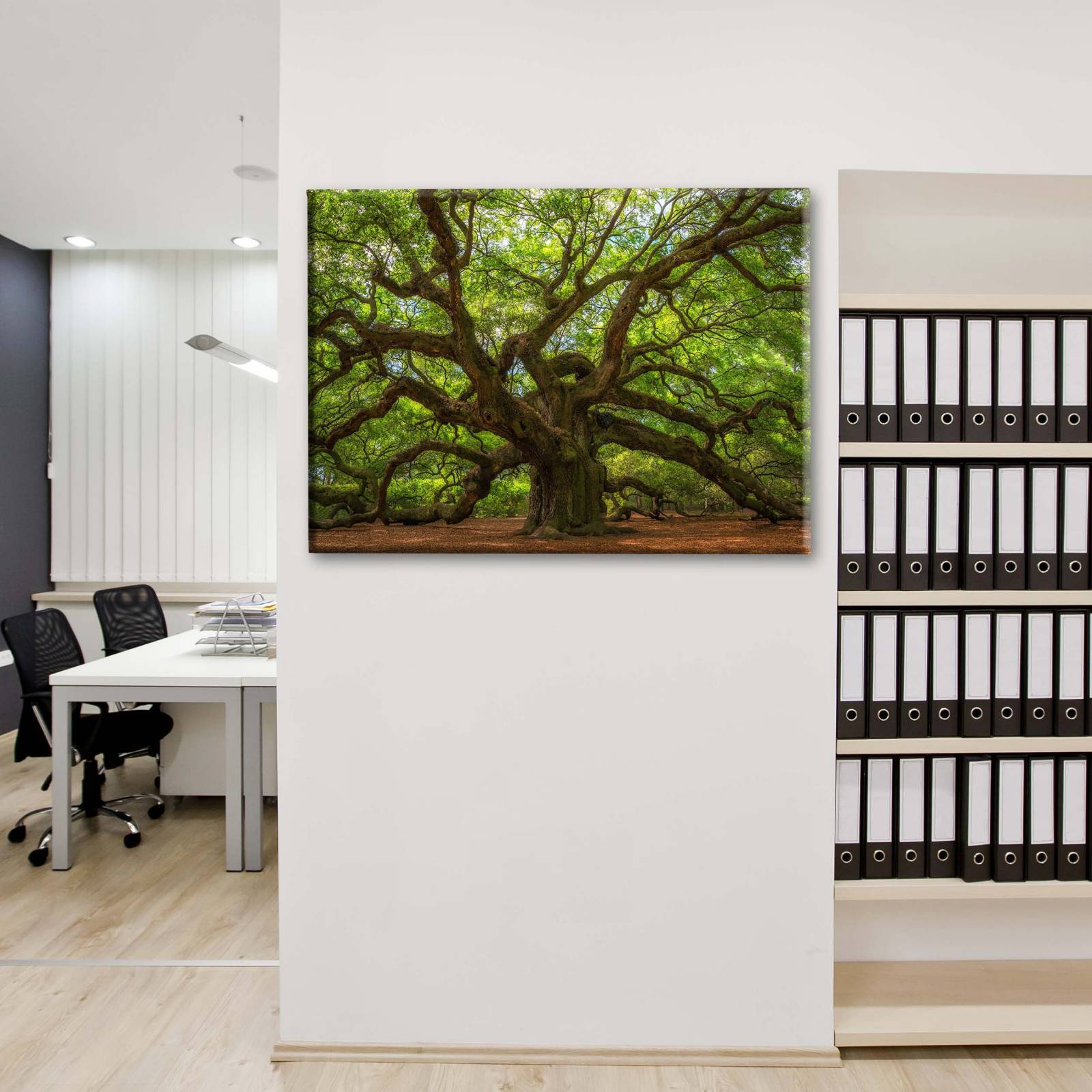 Cuadro Decorativo Canvas Arbol Roble del Ángel 135x90