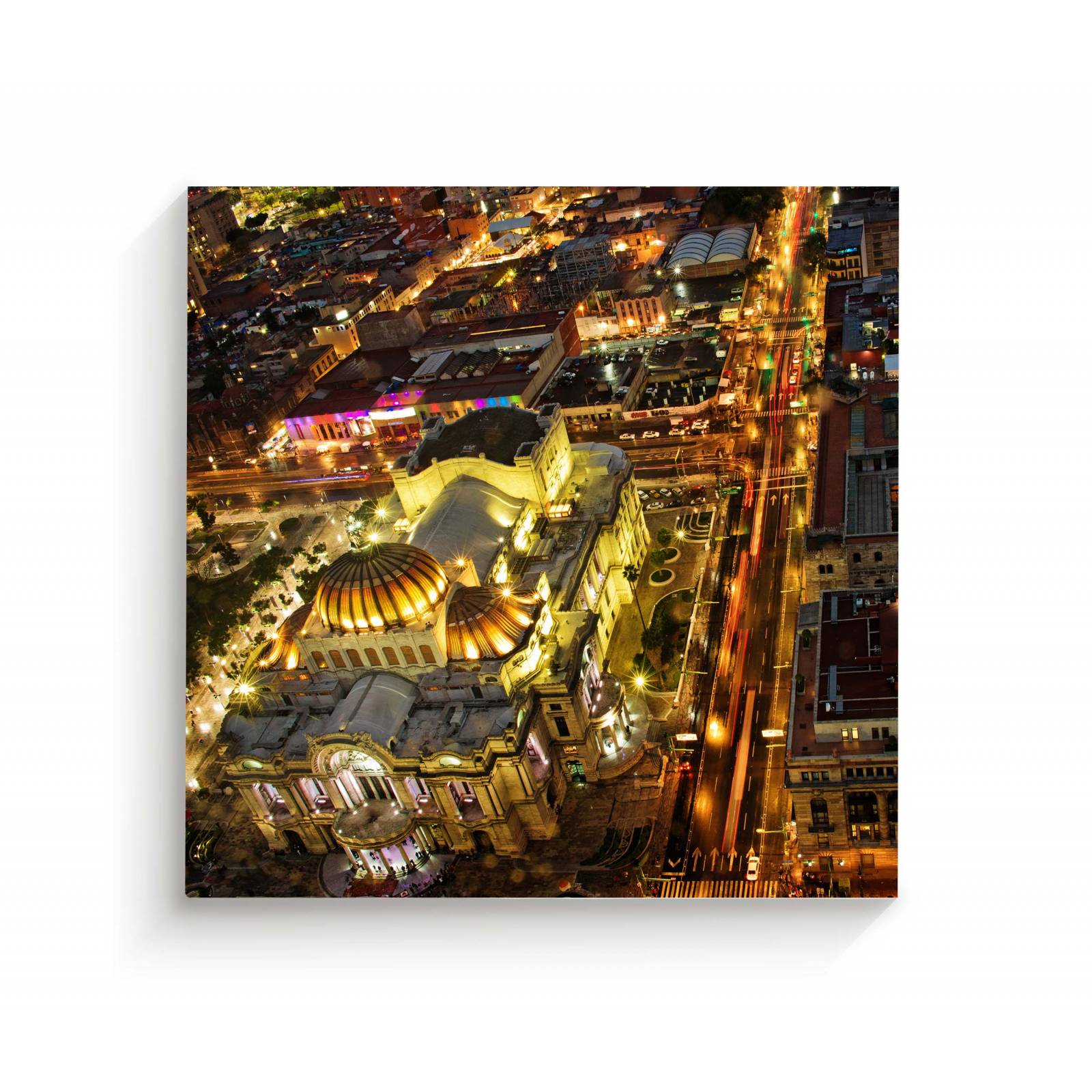 Cuadro Decorativo Canvas Increible Vista de CDMX 30x30