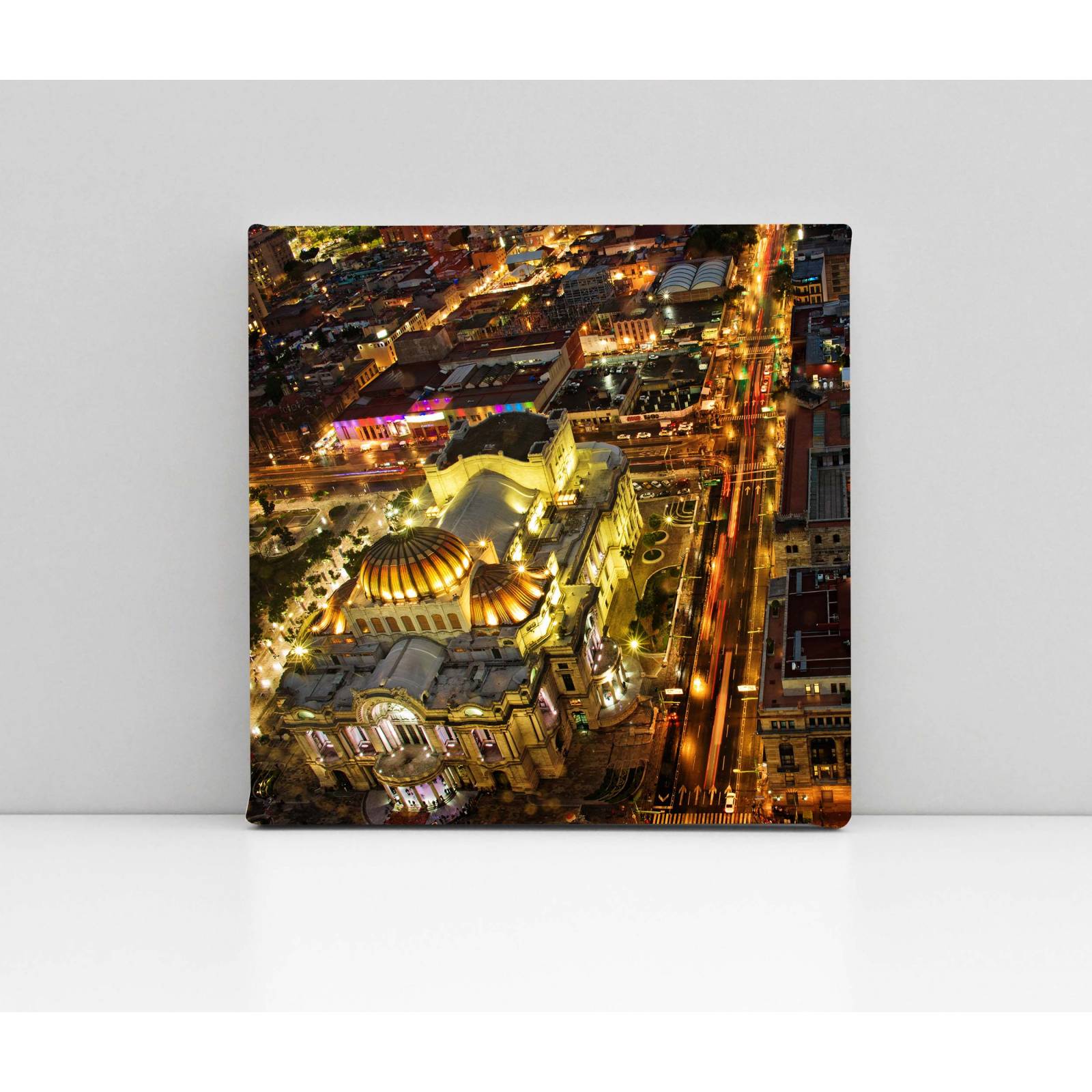 Cuadro Decorativo Canvas Increible Vista de CDMX 30x30