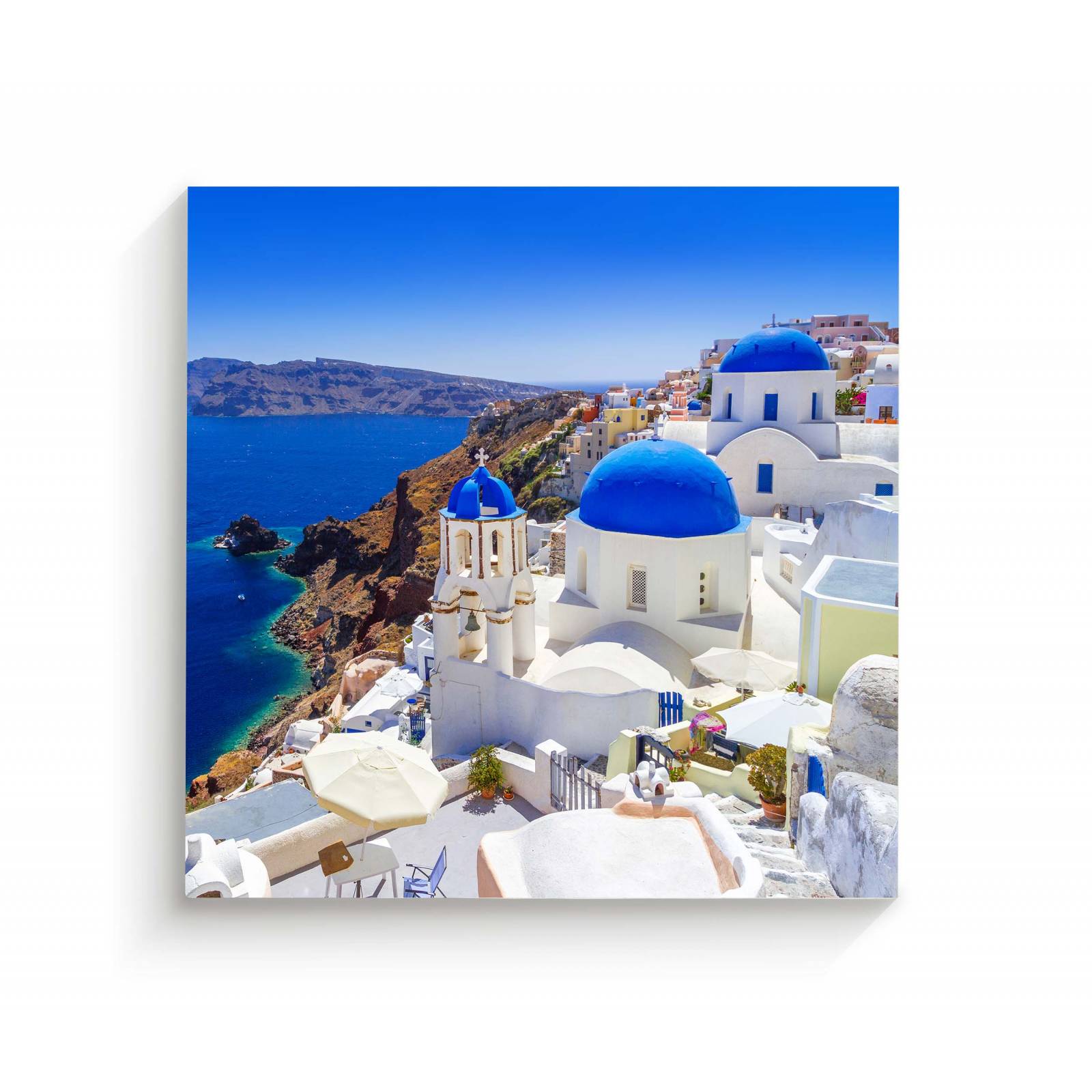Cuadro Decorativo Canvas Isla Santorini Grecia 50x50