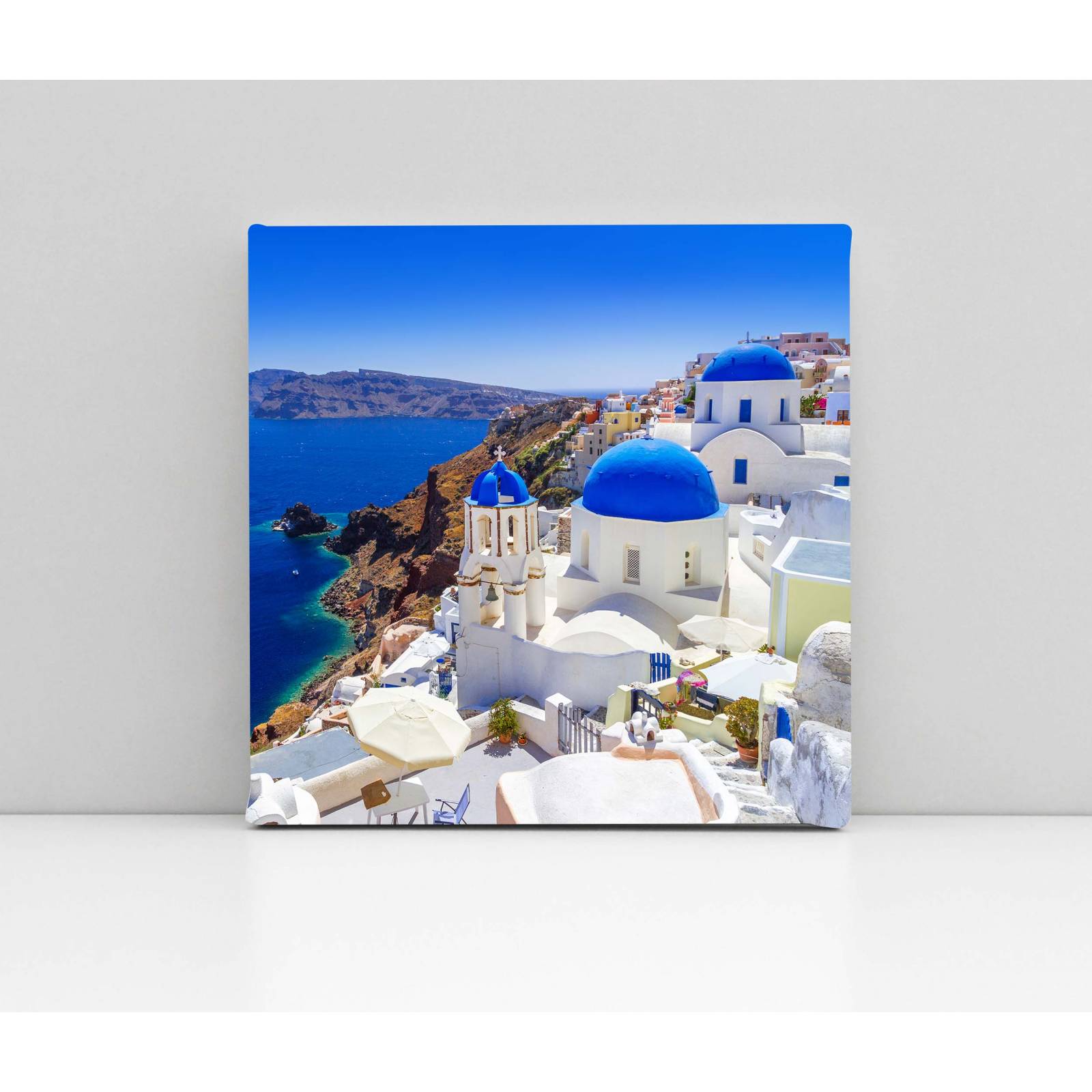 Cuadro Decorativo Canvas Isla Santorini Grecia 50x50