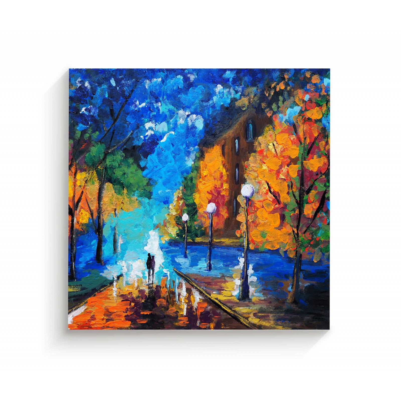 Cuadro Decorativo Canvas Obra de Arte Pintura Oleo 30x30