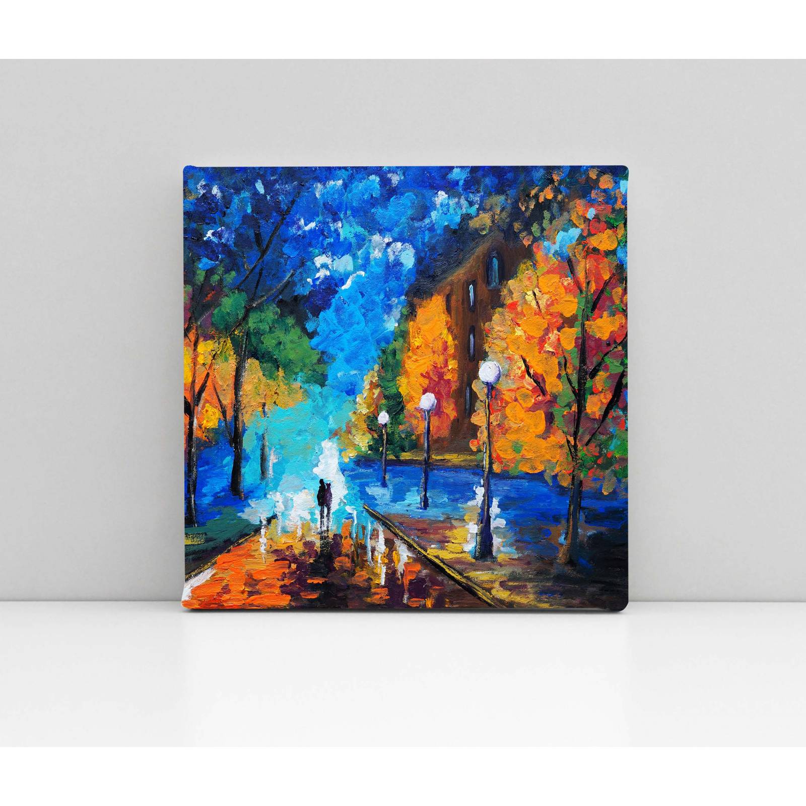 Cuadro Decorativo Canvas Obra de Arte Pintura Oleo 30x30